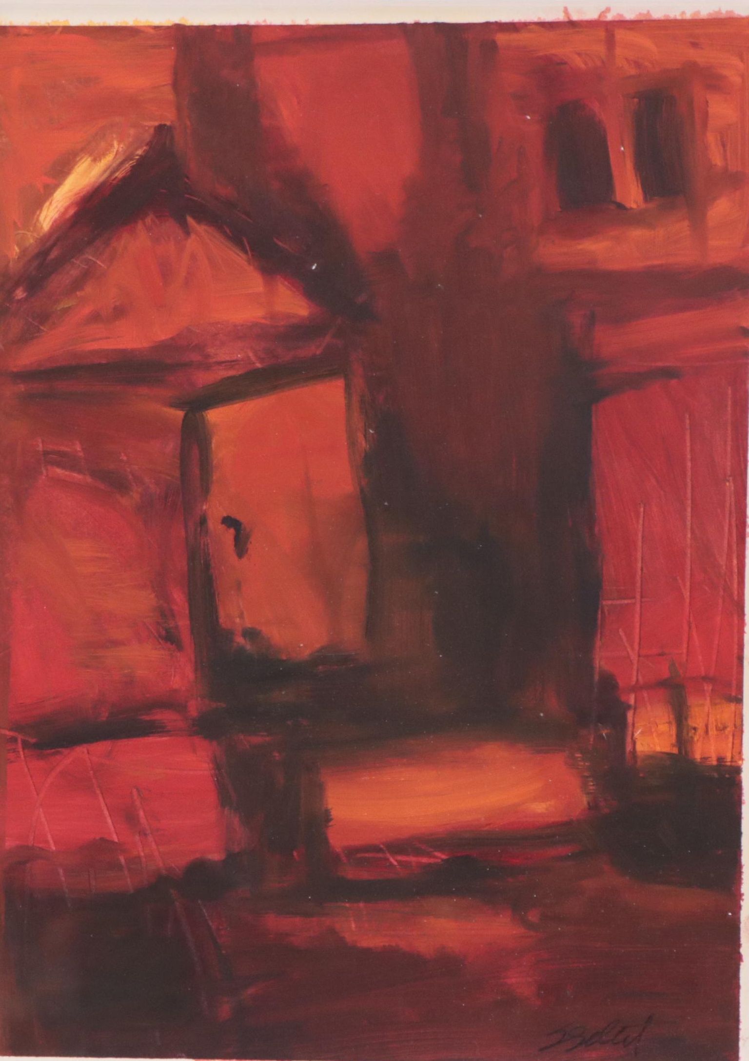 Sharon Sellet Non-objective Oil Painting