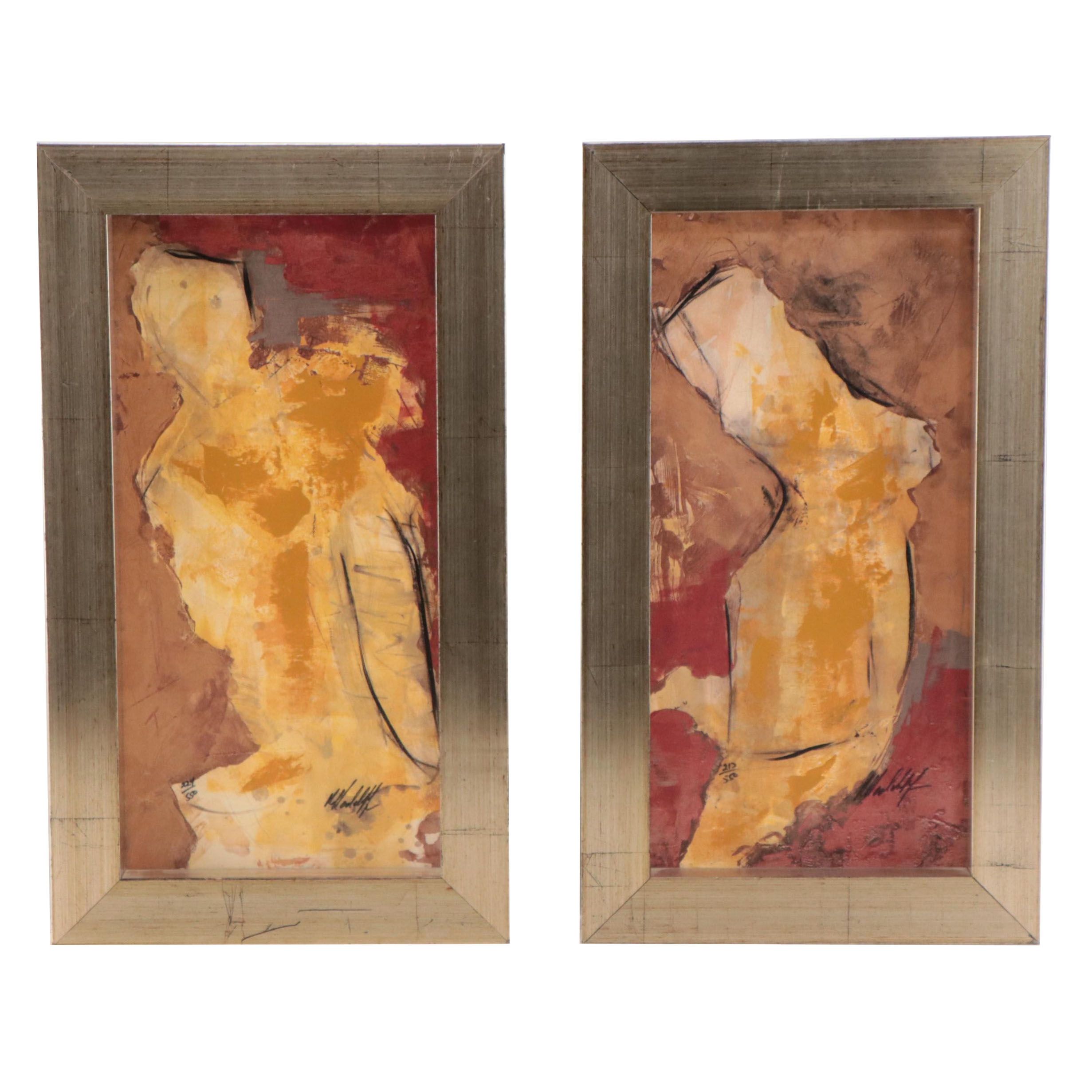 Ryan Radcliffe Giclées "Release One" "Release Three," Late 20th Century