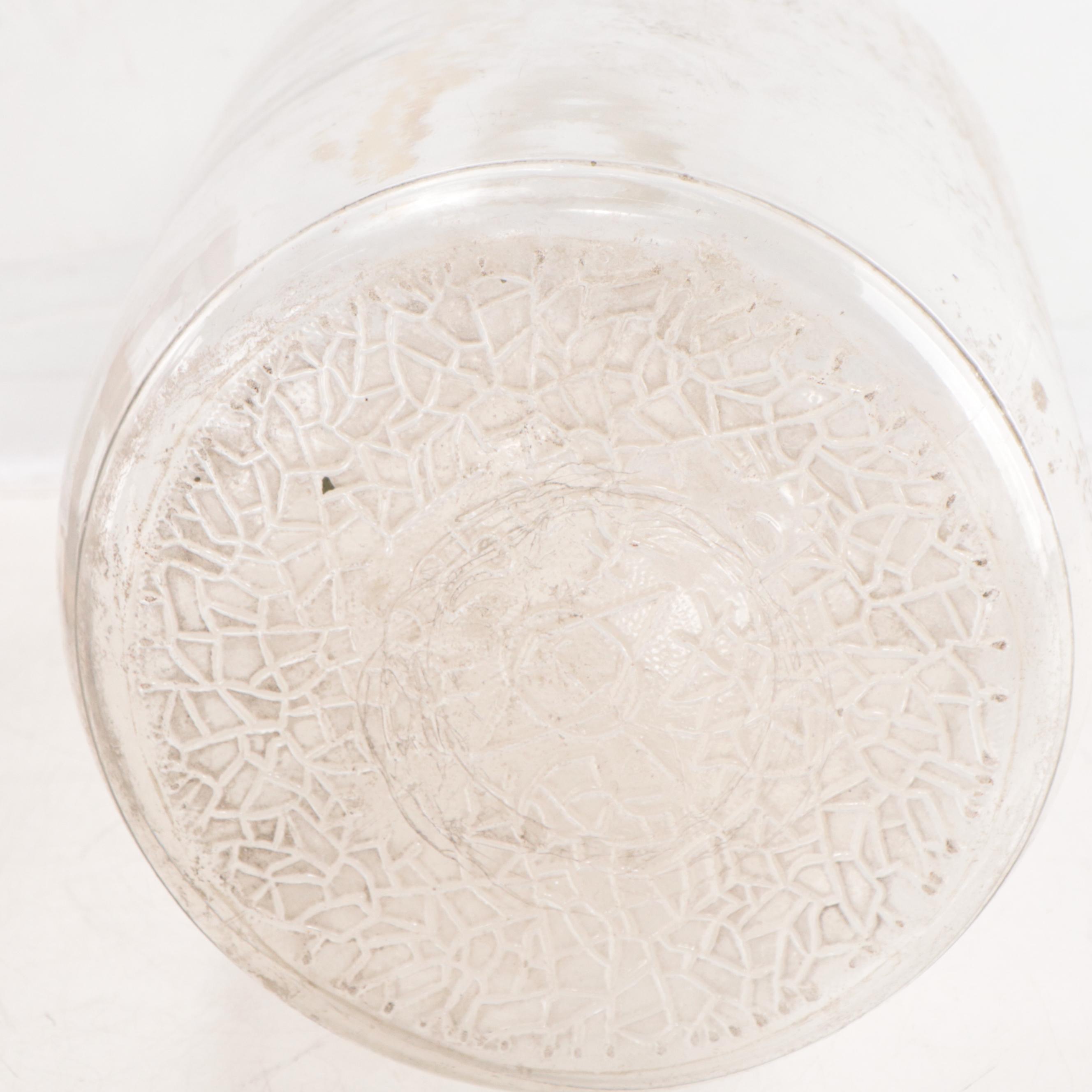 Clear Glass Carboy With Wooden Crate