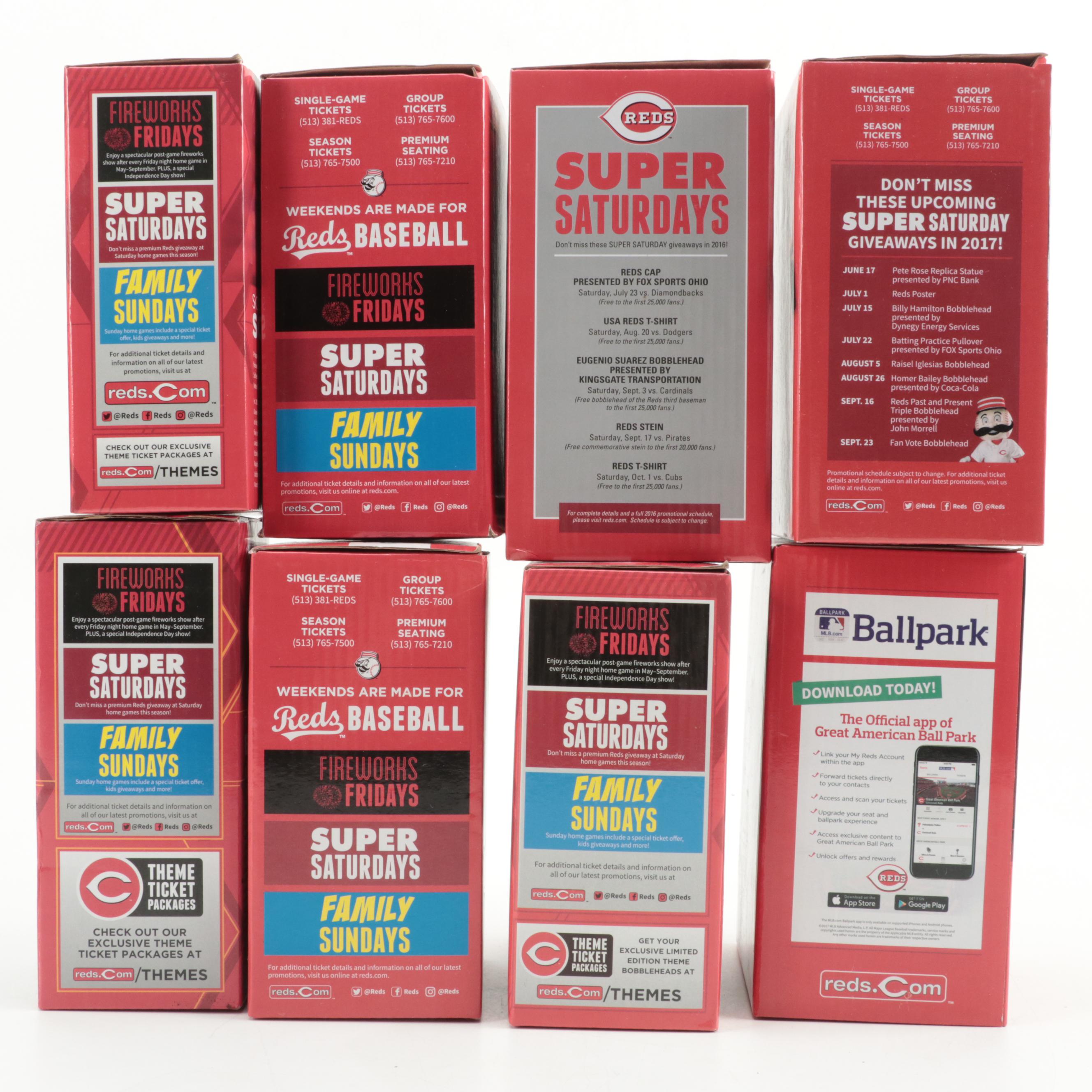 Cincinnati Reds Baseball Bobbleheads With Barnhardt, Hamilton, Cozart, More