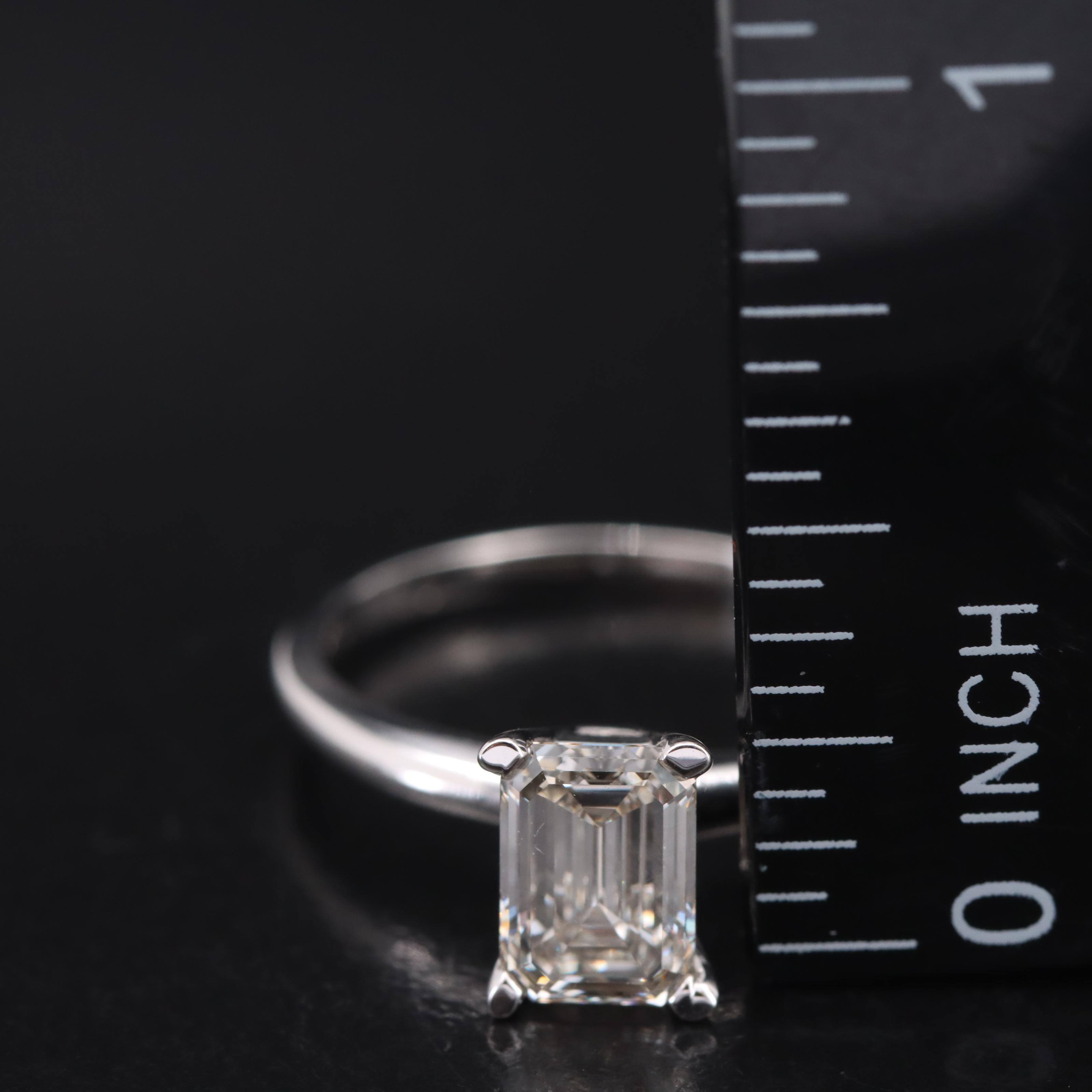 14K 1.24 CT Lab Grown Diamond Solitaire Ring