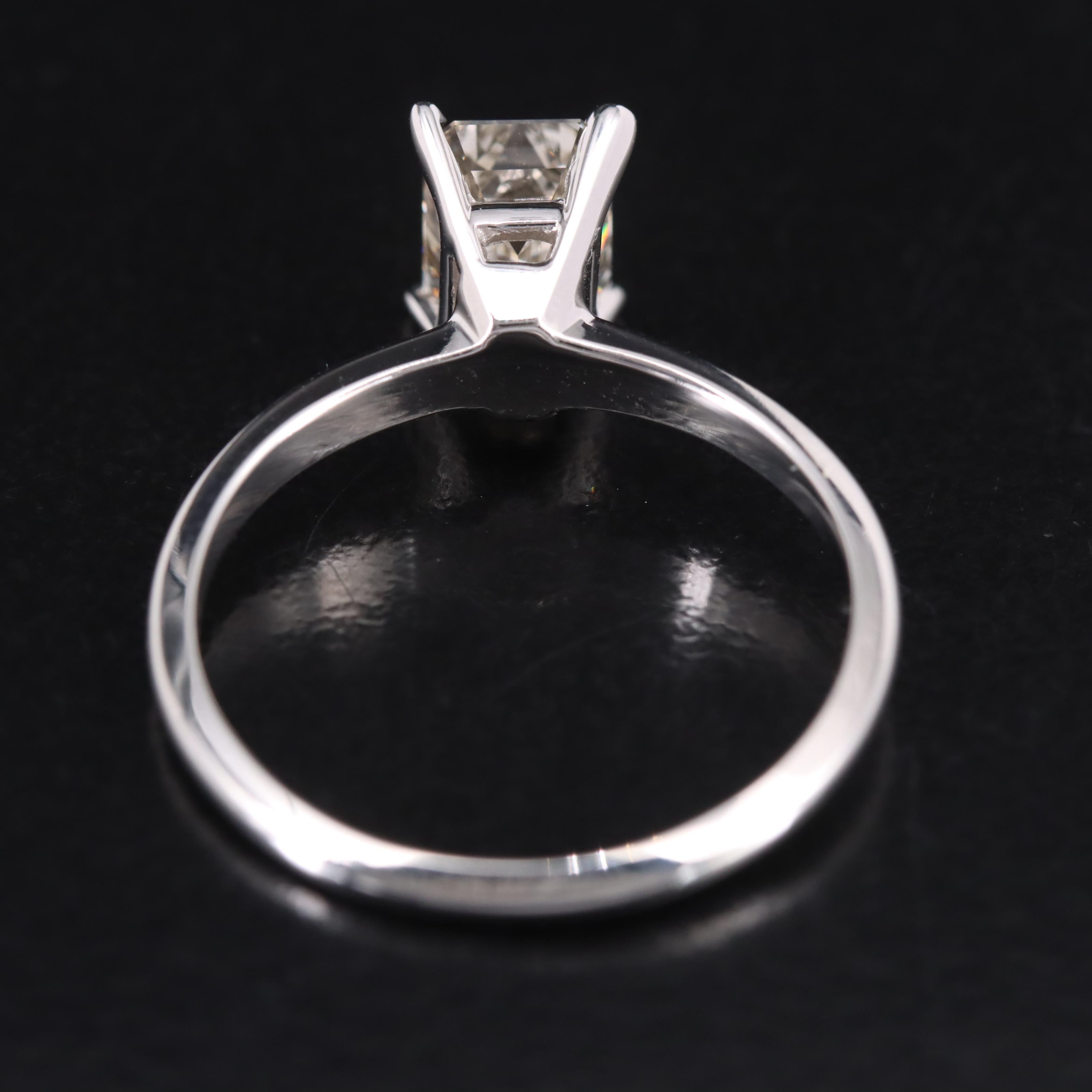 14K 1.24 CT Lab Grown Diamond Solitaire Ring