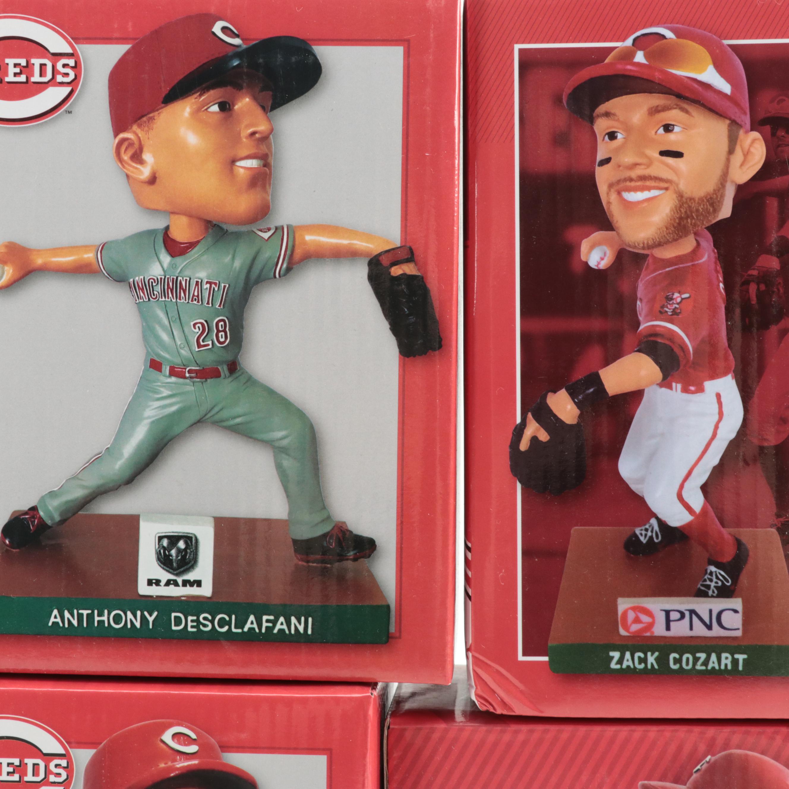 Cincinnati Reds Baseball Bobbleheads With Barnhardt, Hamilton, Cozart, More