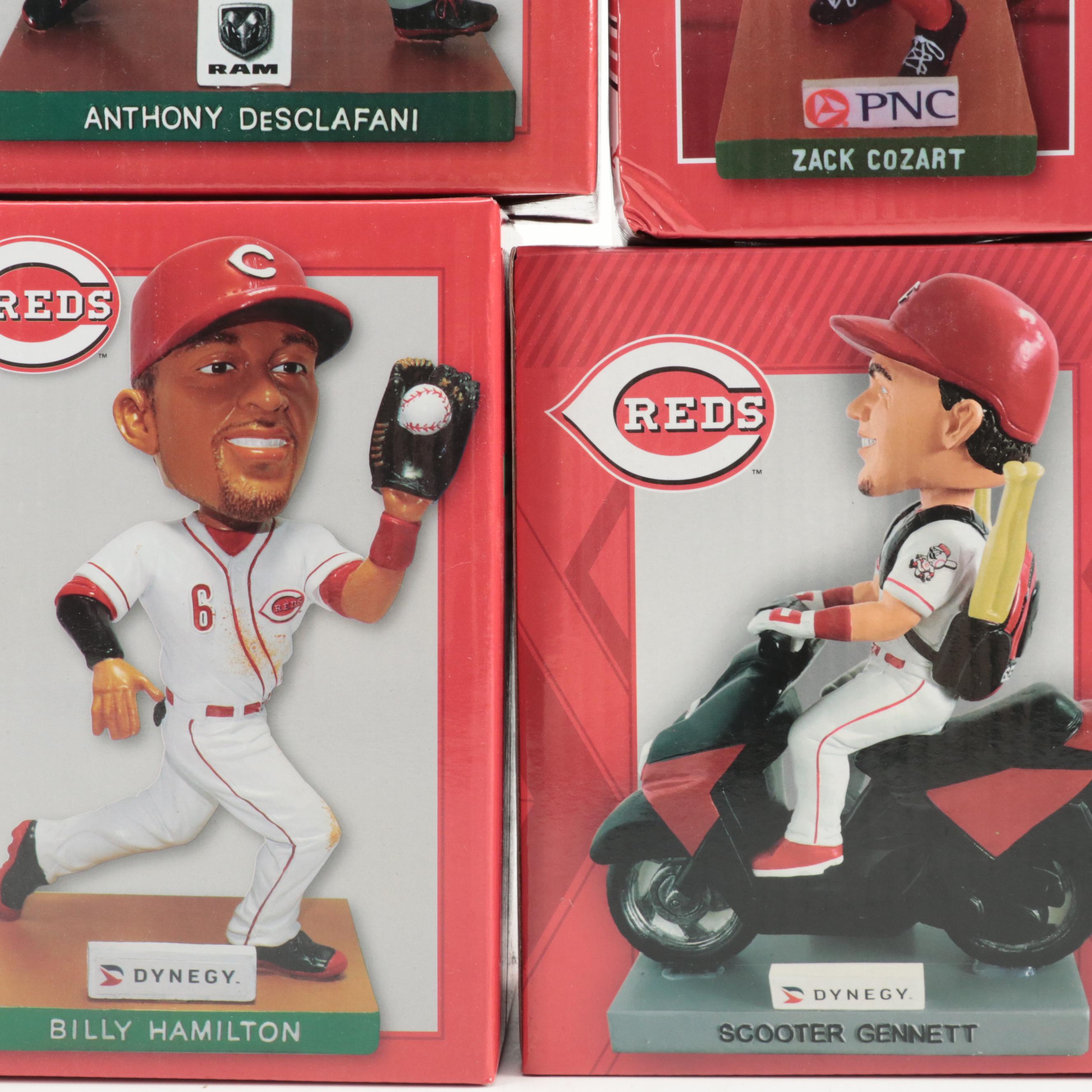Cincinnati Reds Baseball Bobbleheads With Barnhardt, Hamilton, Cozart, More