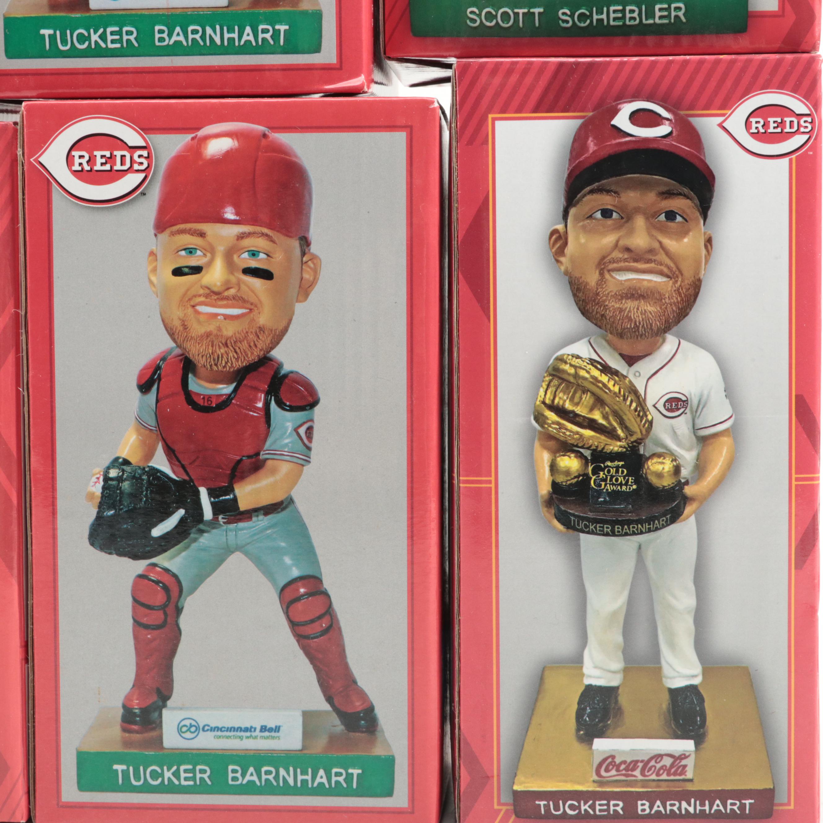 Cincinnati Reds Baseball Bobbleheads With Barnhardt, Hamilton, Cozart, More