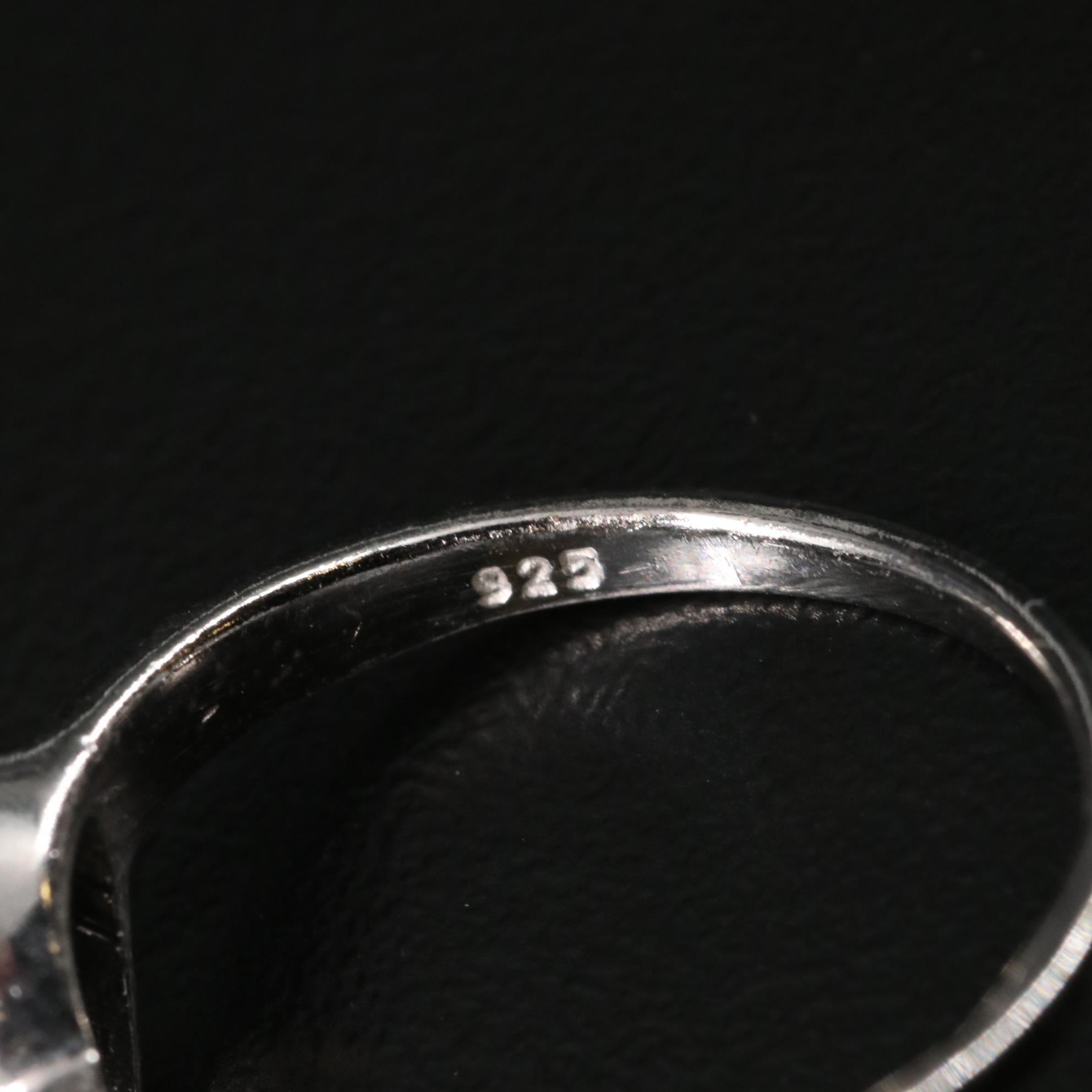 Sterling Sapphire Ring