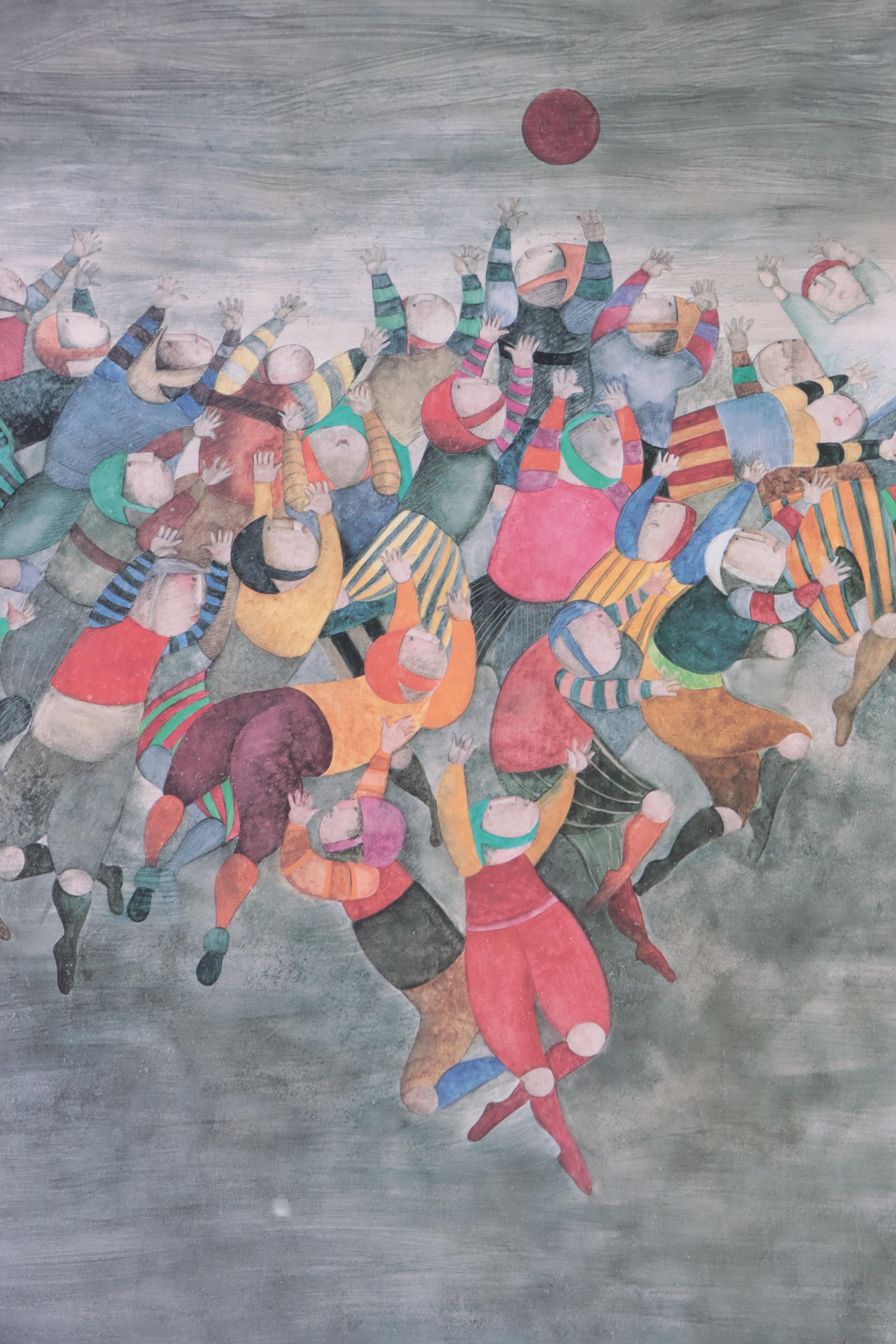 Offset Lithograph After Graciela Rodo Boulanger "Un Seul Ballon"