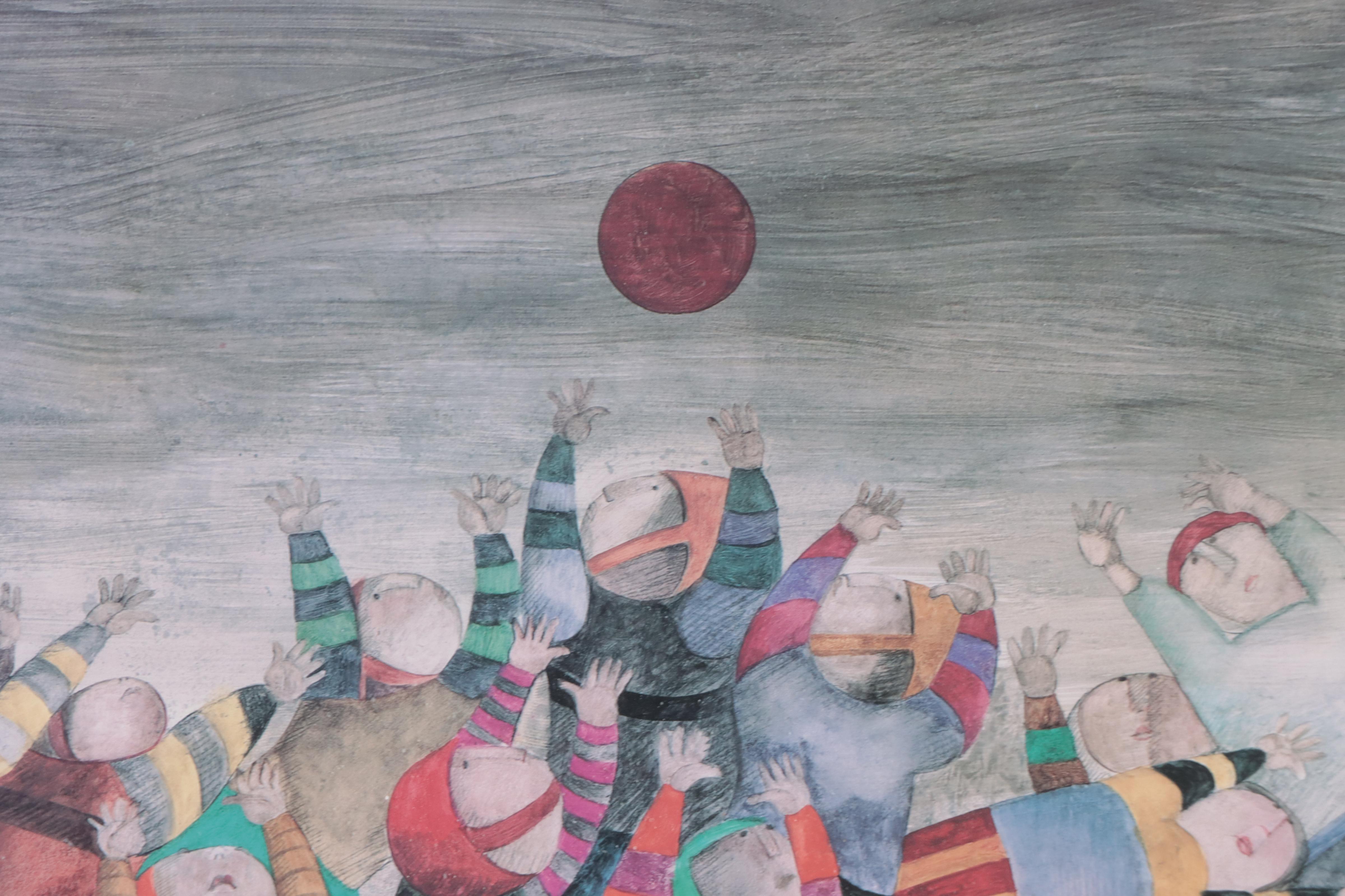 Offset Lithograph After Graciela Rodo Boulanger "Un Seul Ballon"