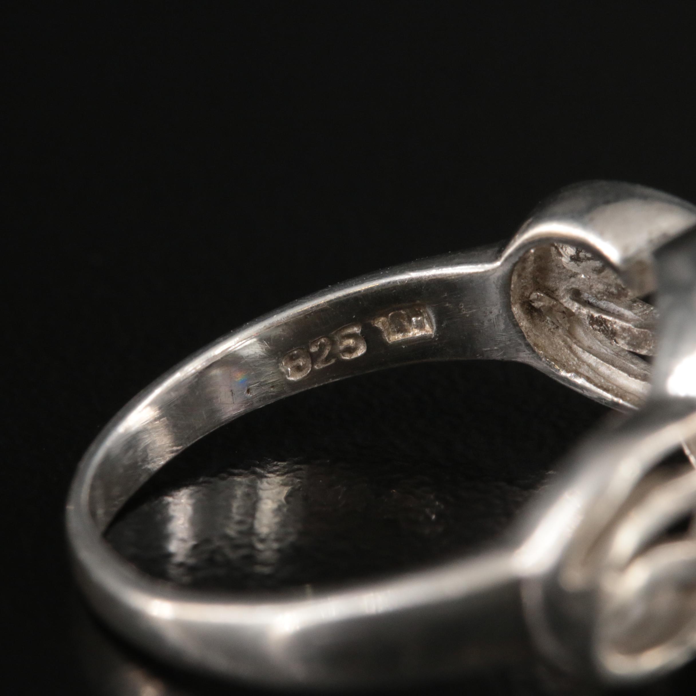 Sterling Amethyst and Cubic Zirconia Ring Collection