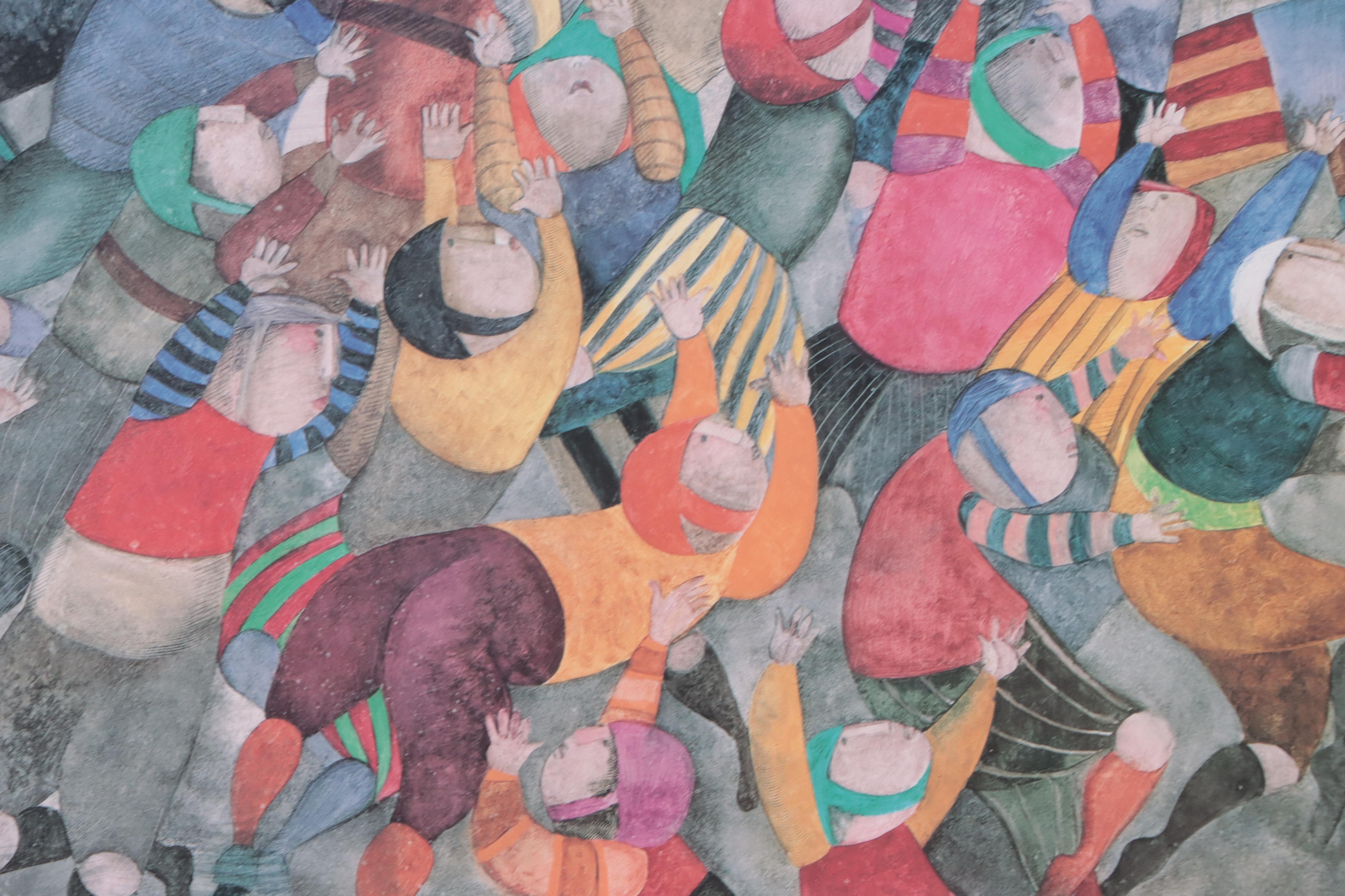 Offset Lithograph After Graciela Rodo Boulanger "Un Seul Ballon"