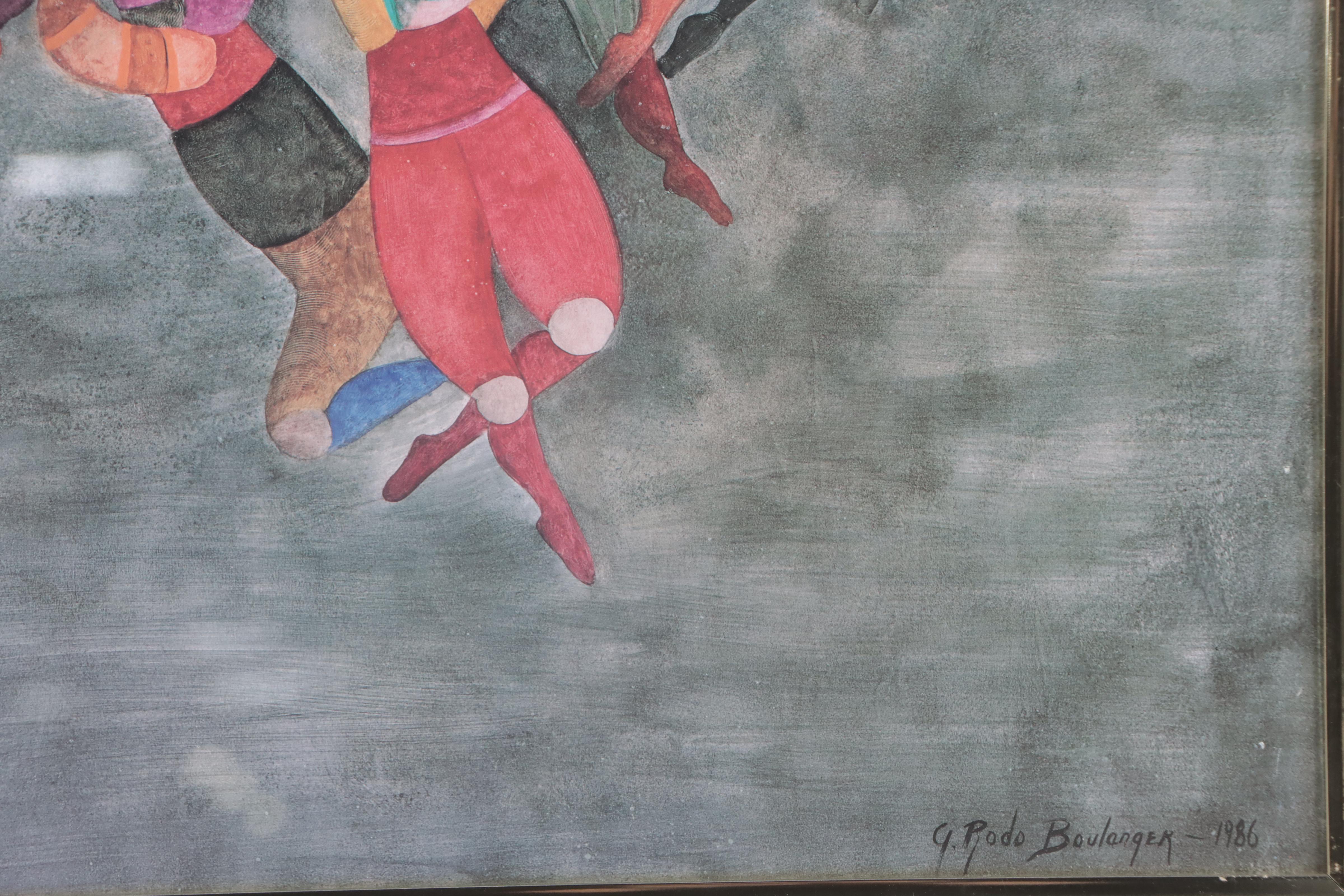 Offset Lithograph After Graciela Rodo Boulanger "Un Seul Ballon"