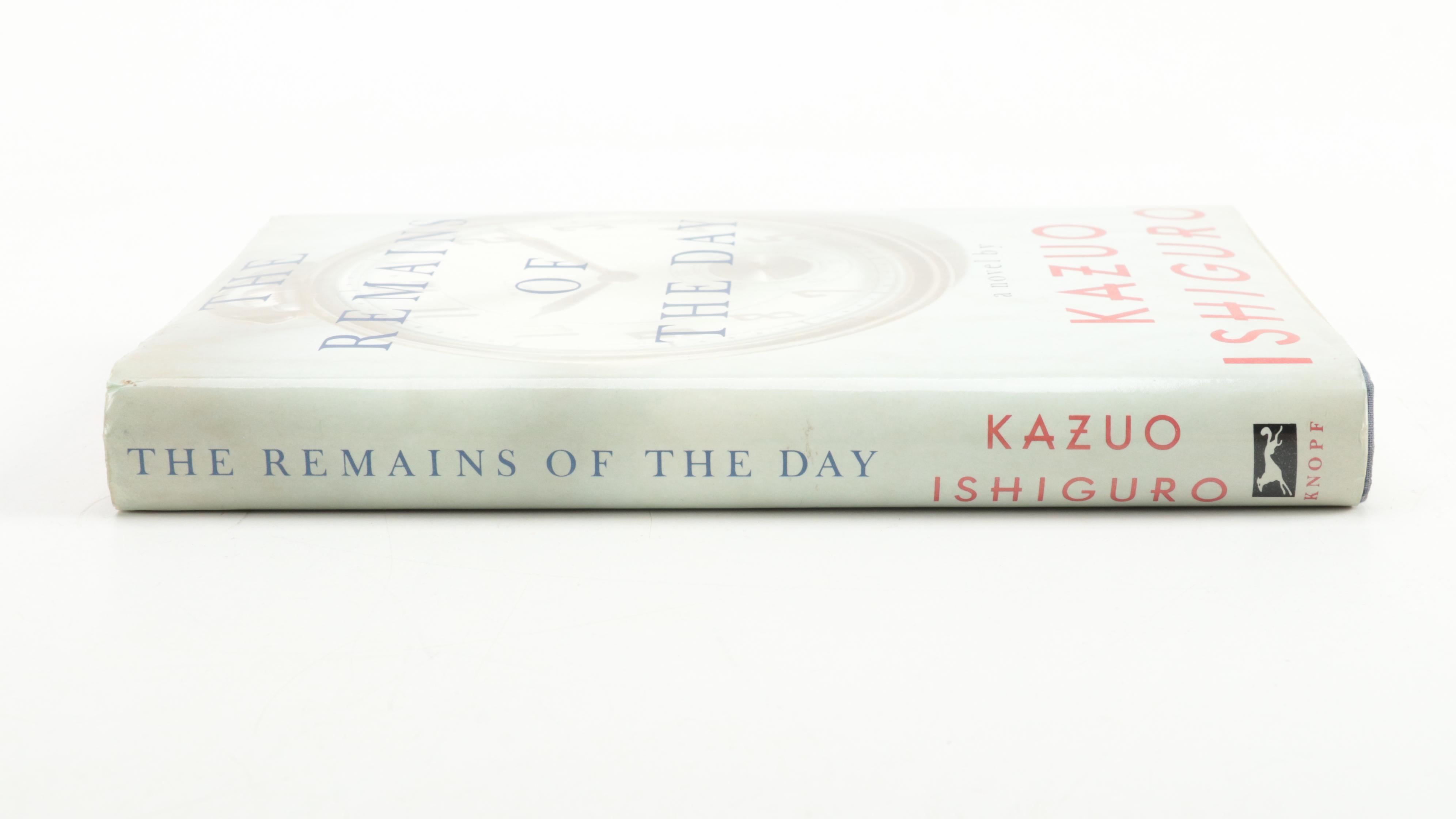 First American Edition "The Remains of the Day" by Kazuo Ishiguro, 1989