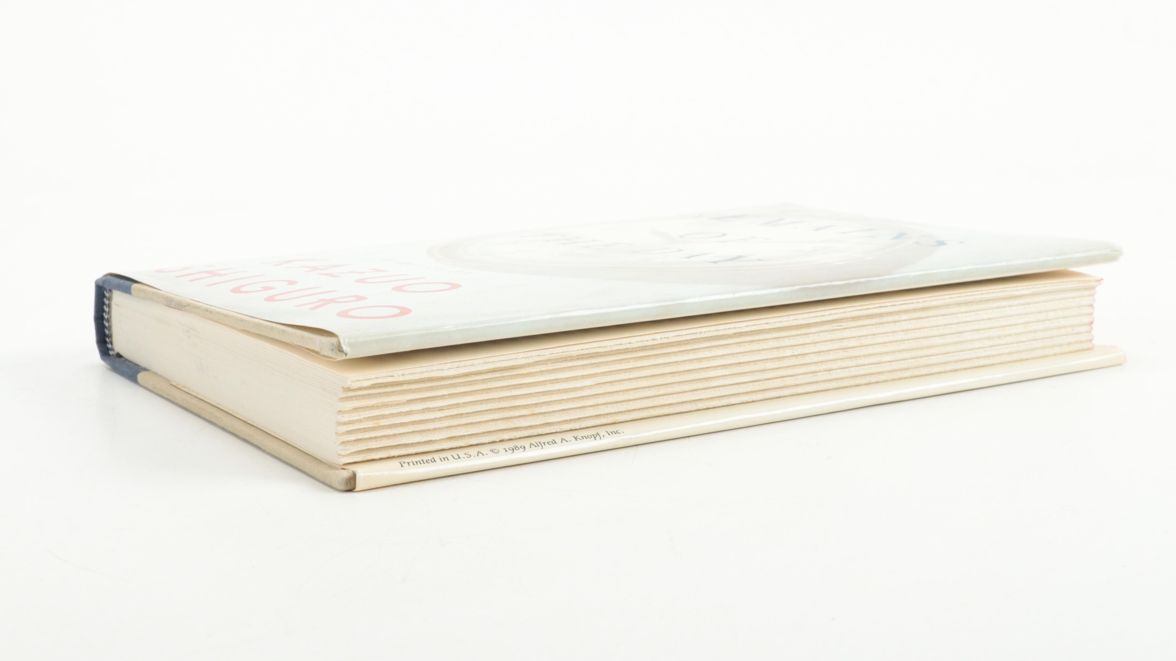 First American Edition "The Remains of the Day" by Kazuo Ishiguro, 1989