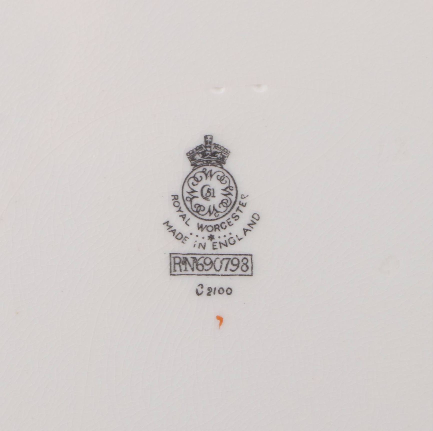 Royal Worcester Porcelain Dinnerware, Early 20th Century