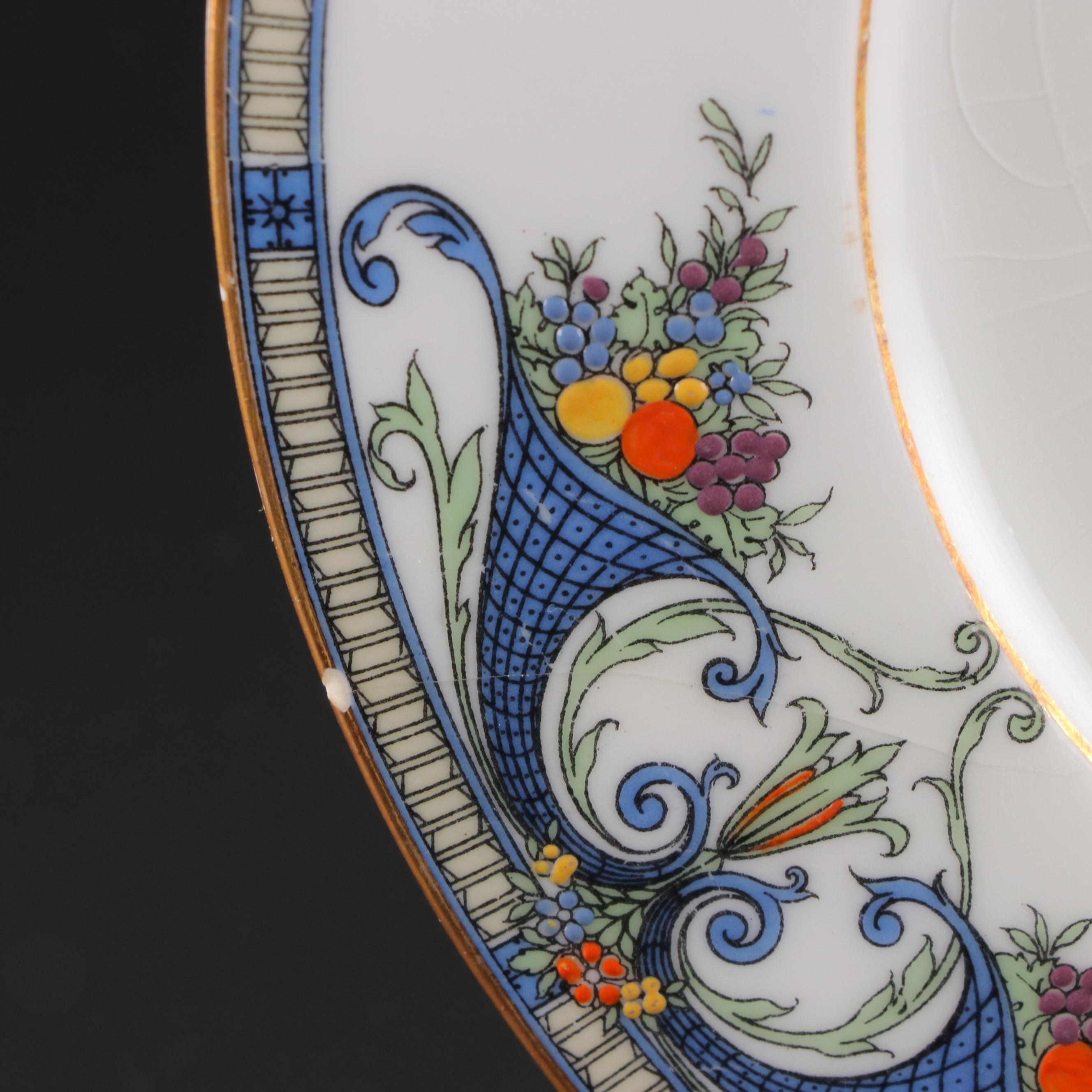 Royal Worcester Porcelain Dinnerware, Early 20th Century