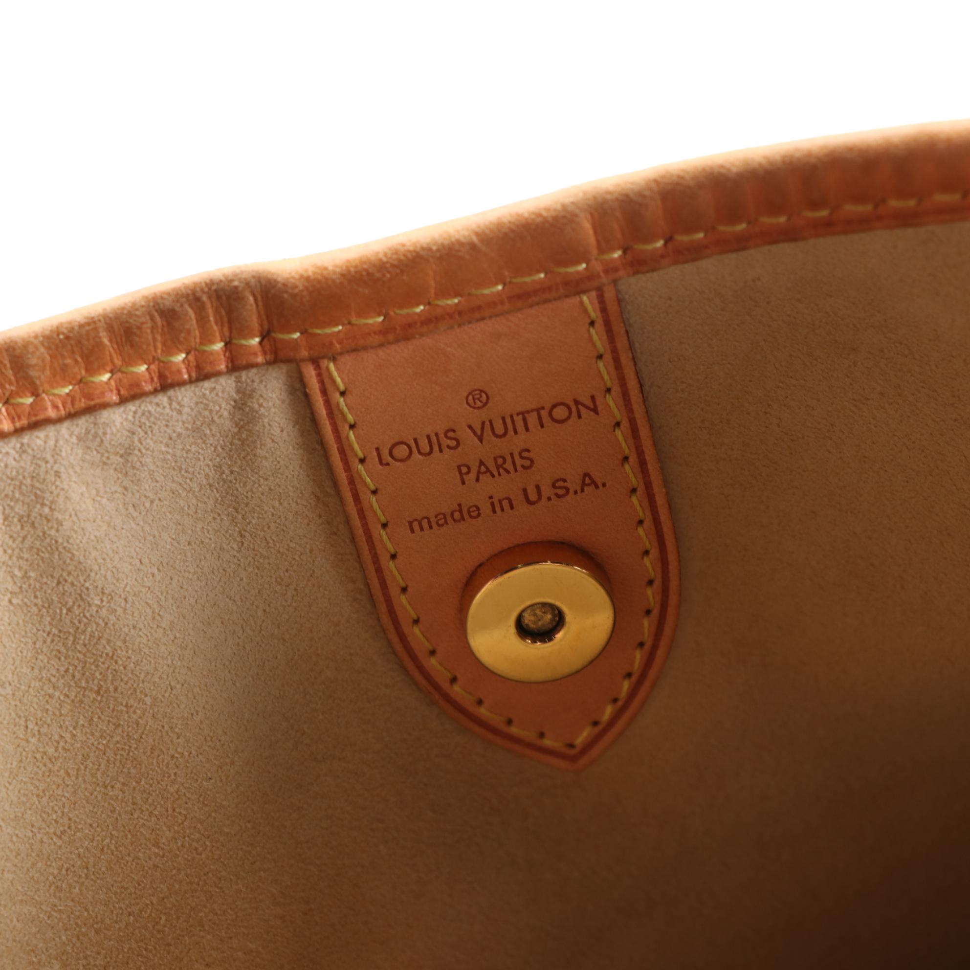 Louis Vuitton Inventeur Galliera in Damier Azur Canvas and Leather