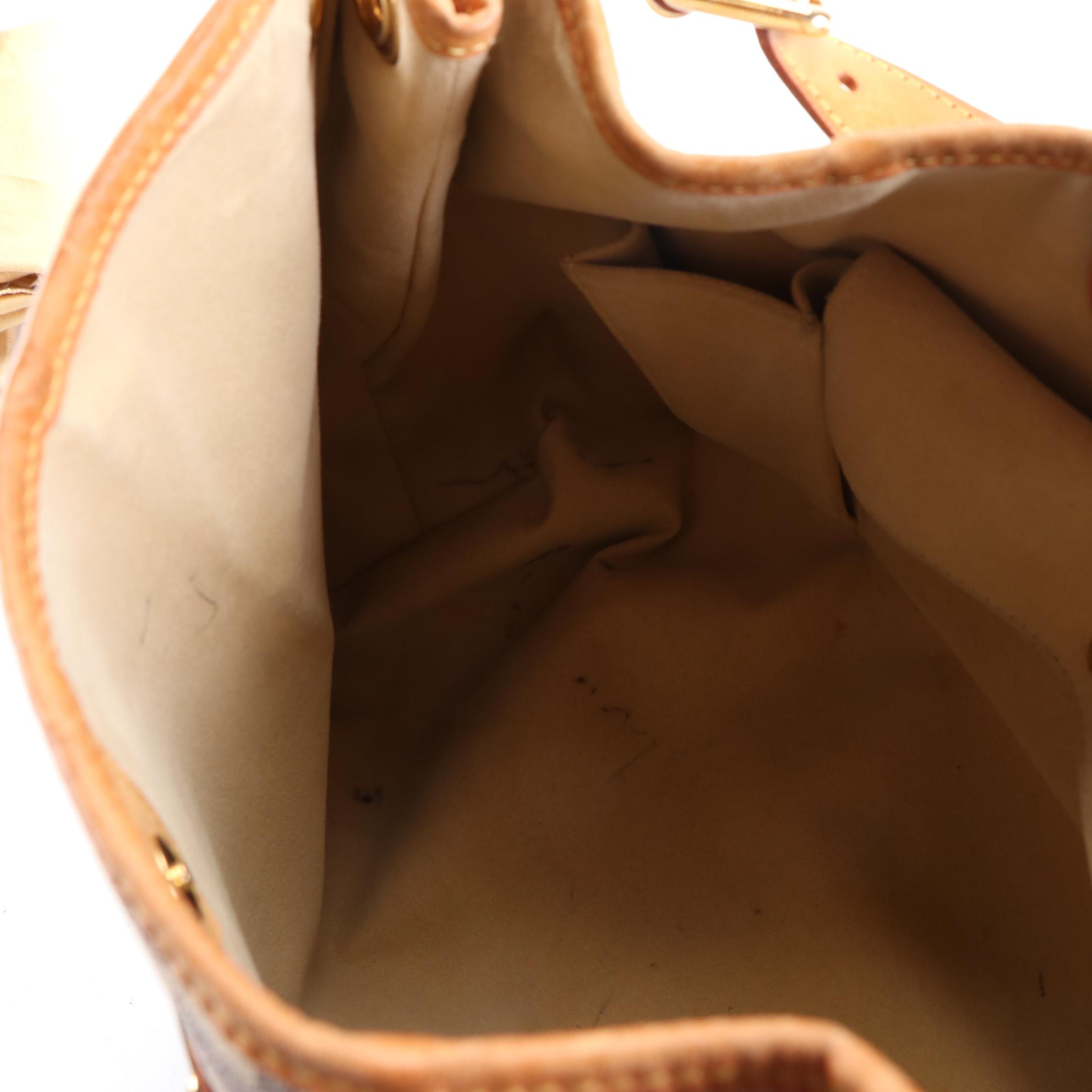 Louis Vuitton Inventeur Galliera in Damier Azur Canvas and Leather