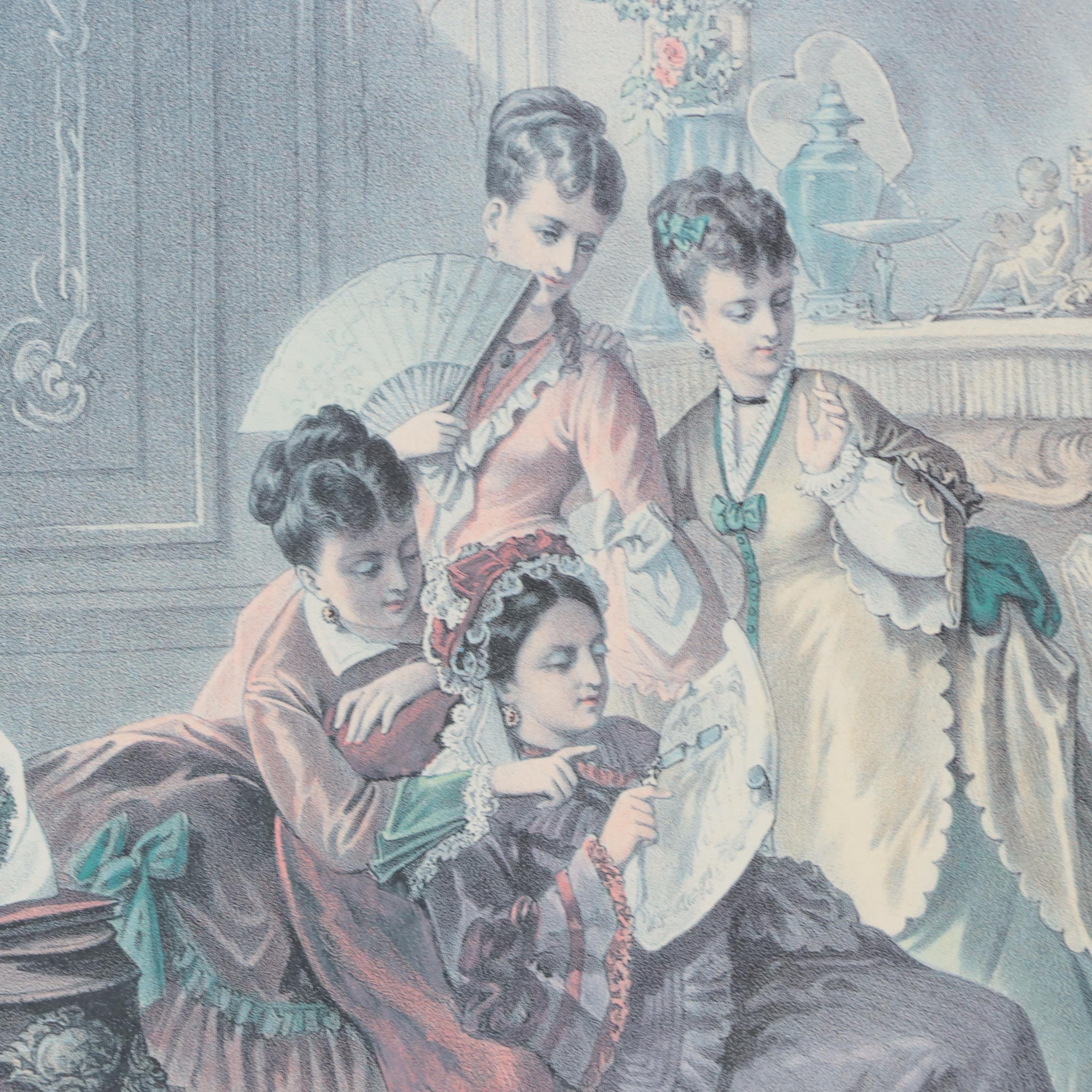 Offset Lithograph "The Grandmother's Feast"