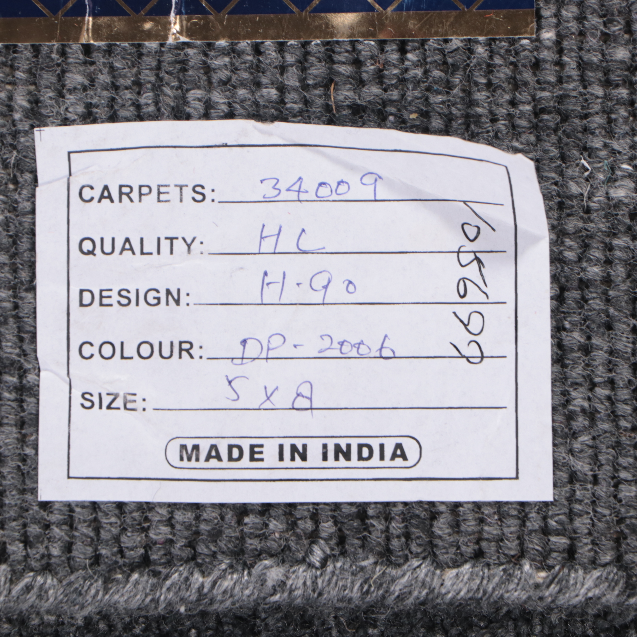 5' x 8' Hand-Knotted The Rug Gallery Indian Area Rug