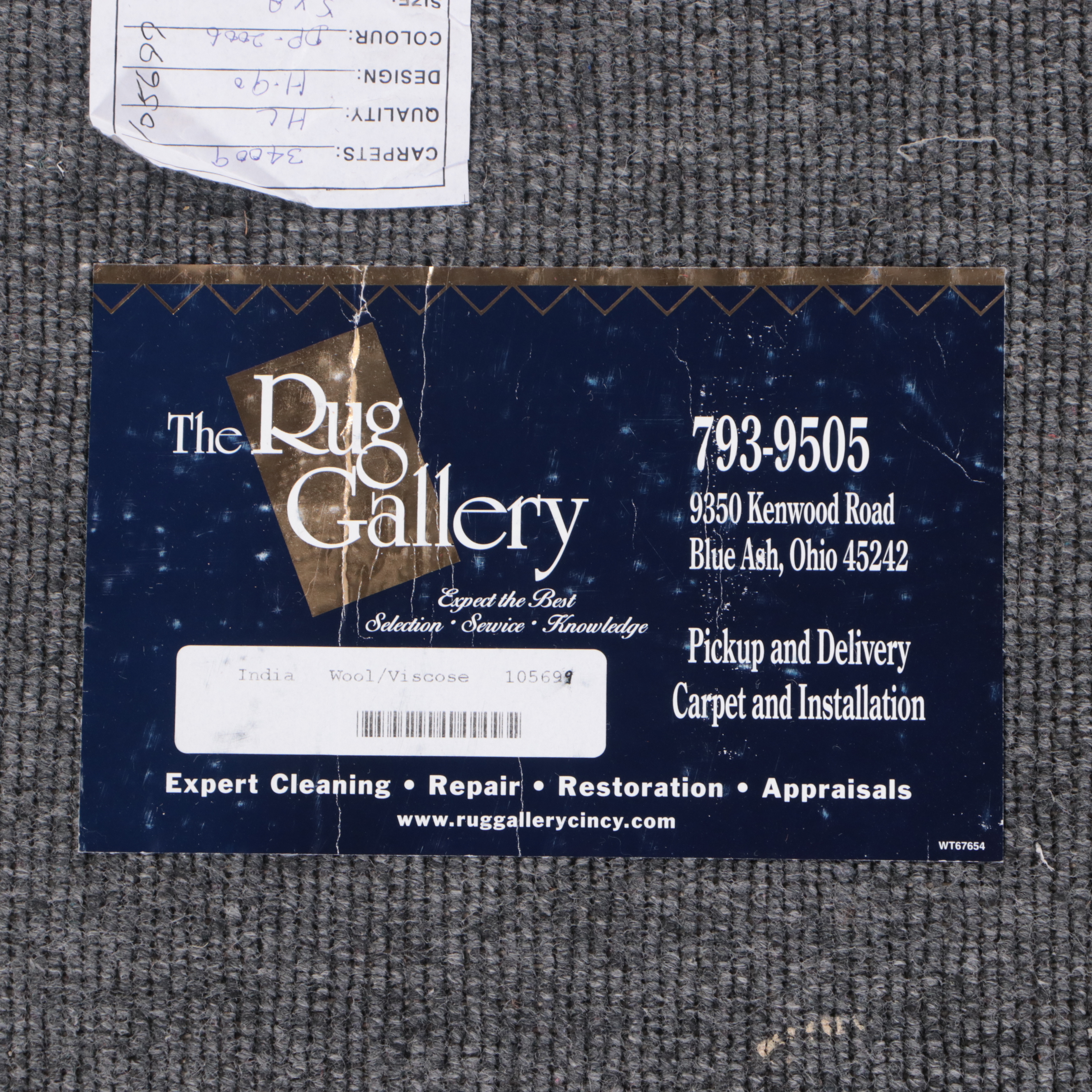 5' x 8' Hand-Knotted The Rug Gallery Indian Area Rug