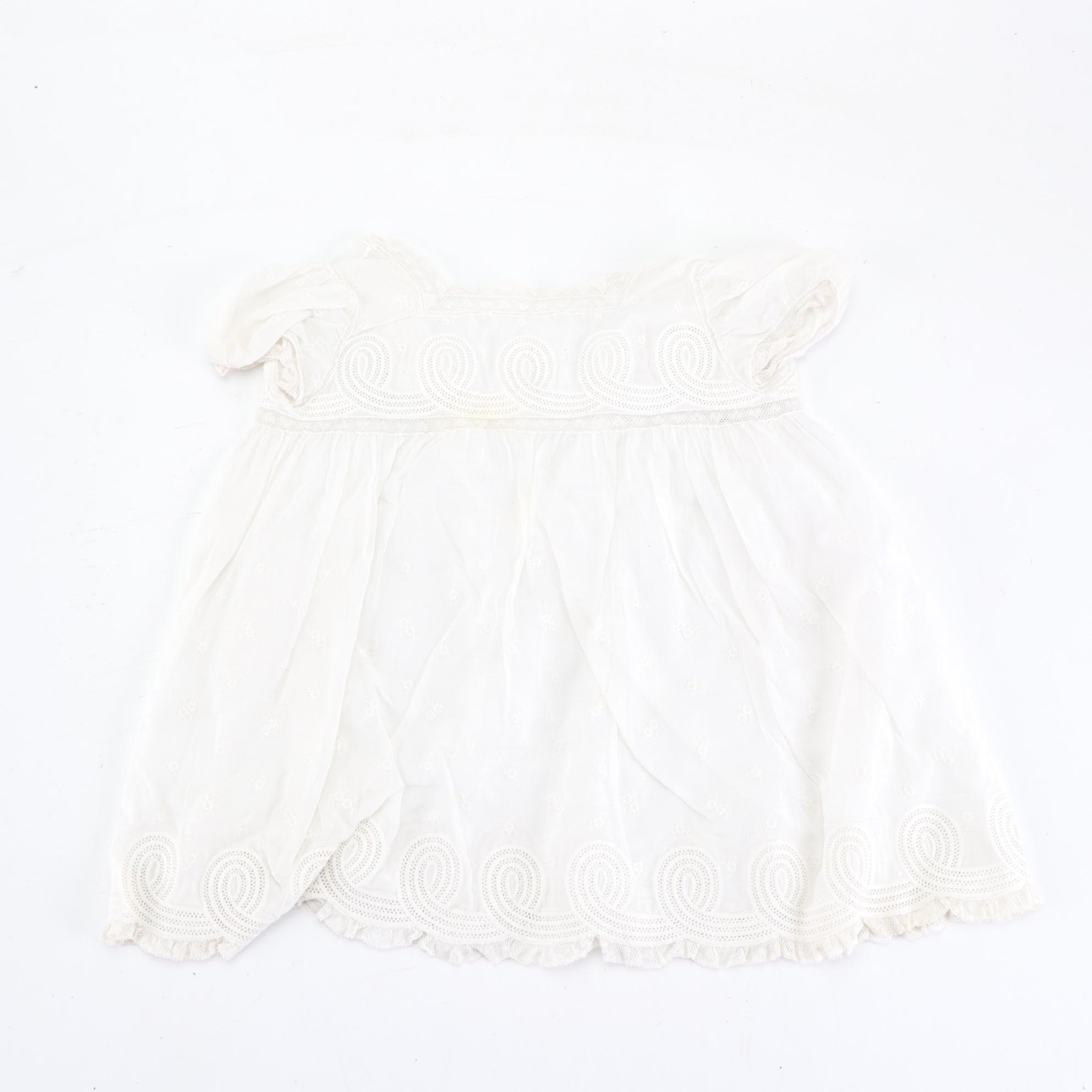 Embroidered Lace Trimmed Infant Dresses Including Marcelle Julien and More