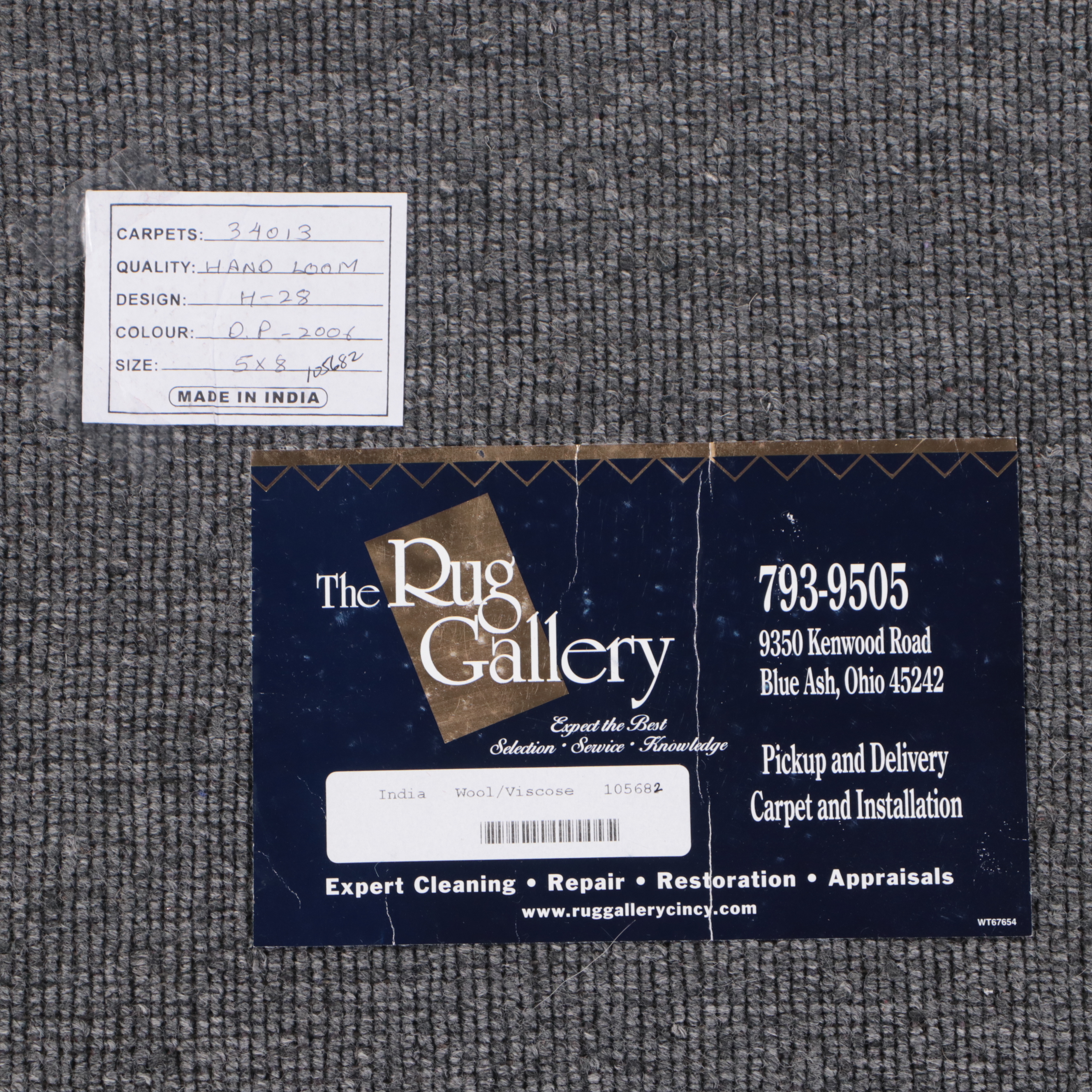 5'1 x 7'11 Hand-Knotted The Rug Gallery Indian Area Rug