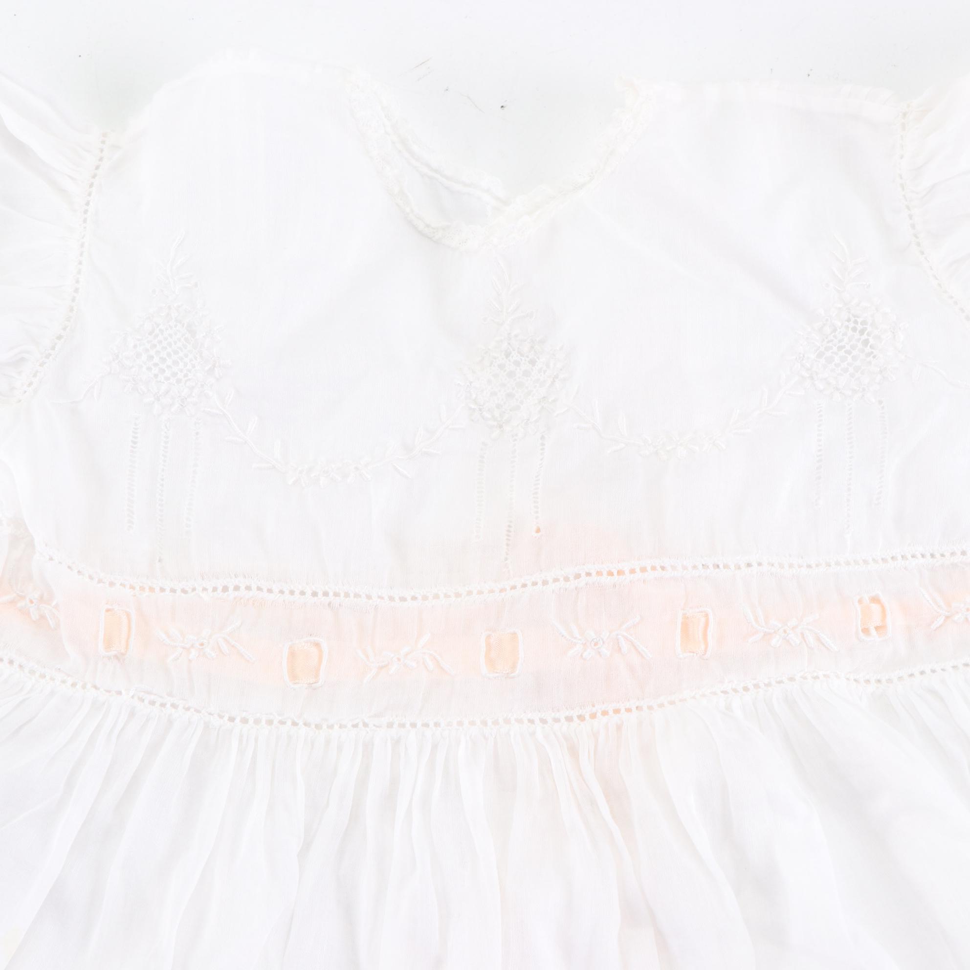 Embroidered Lace Trimmed Infant Dresses Including Marcelle Julien and More