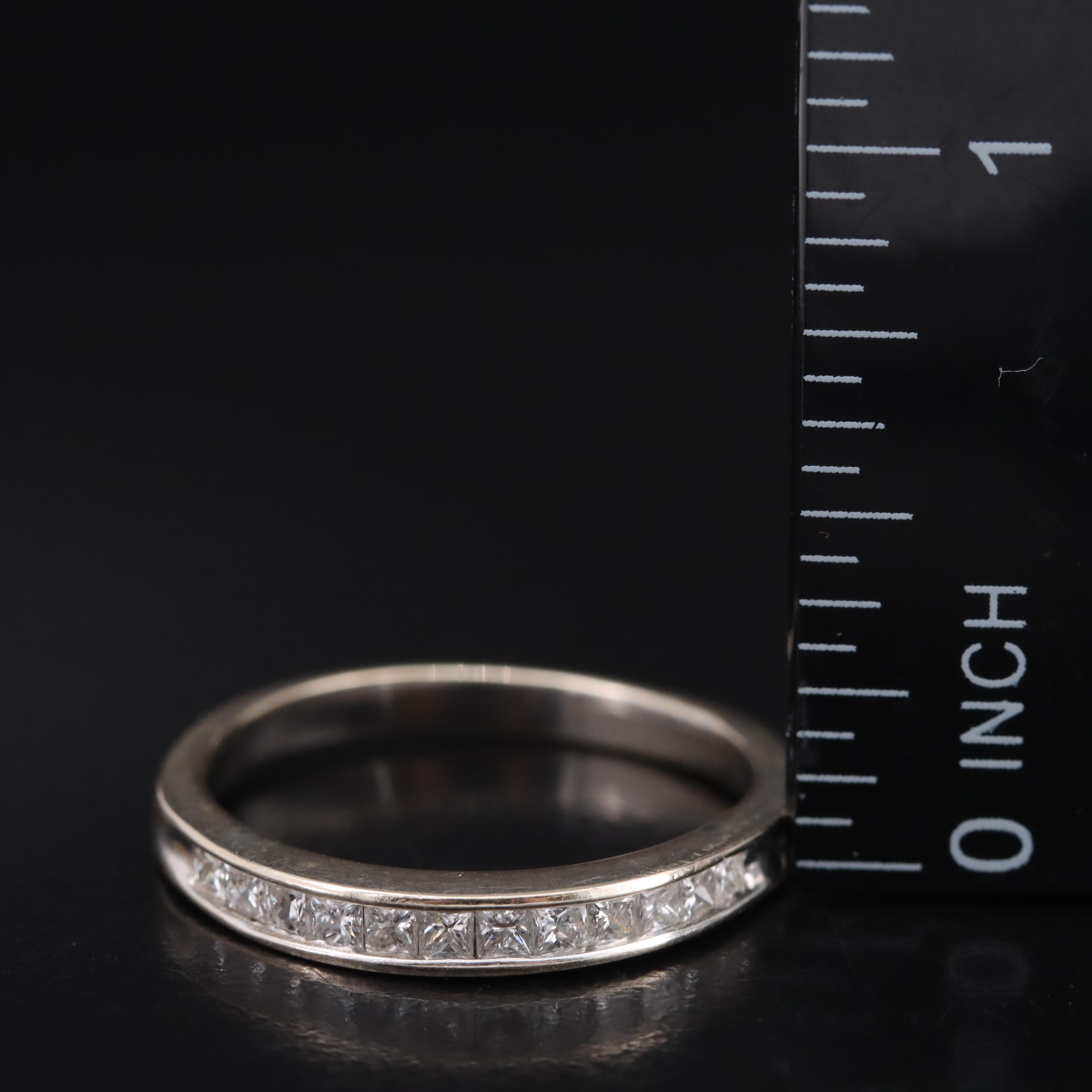 14K 0.54 CTW Diamond Channel Band