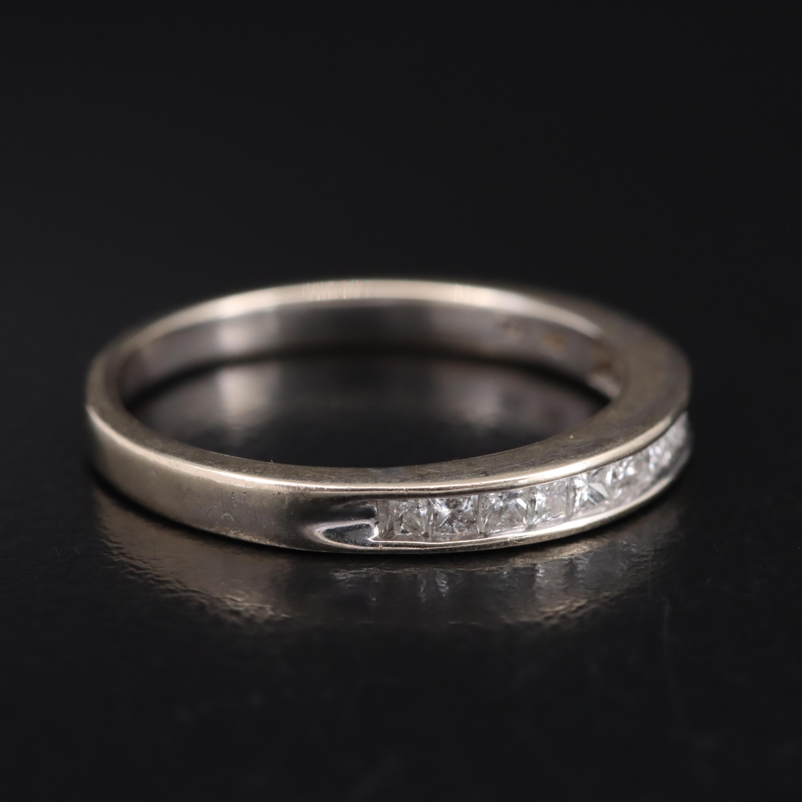 14K 0.54 CTW Diamond Channel Band