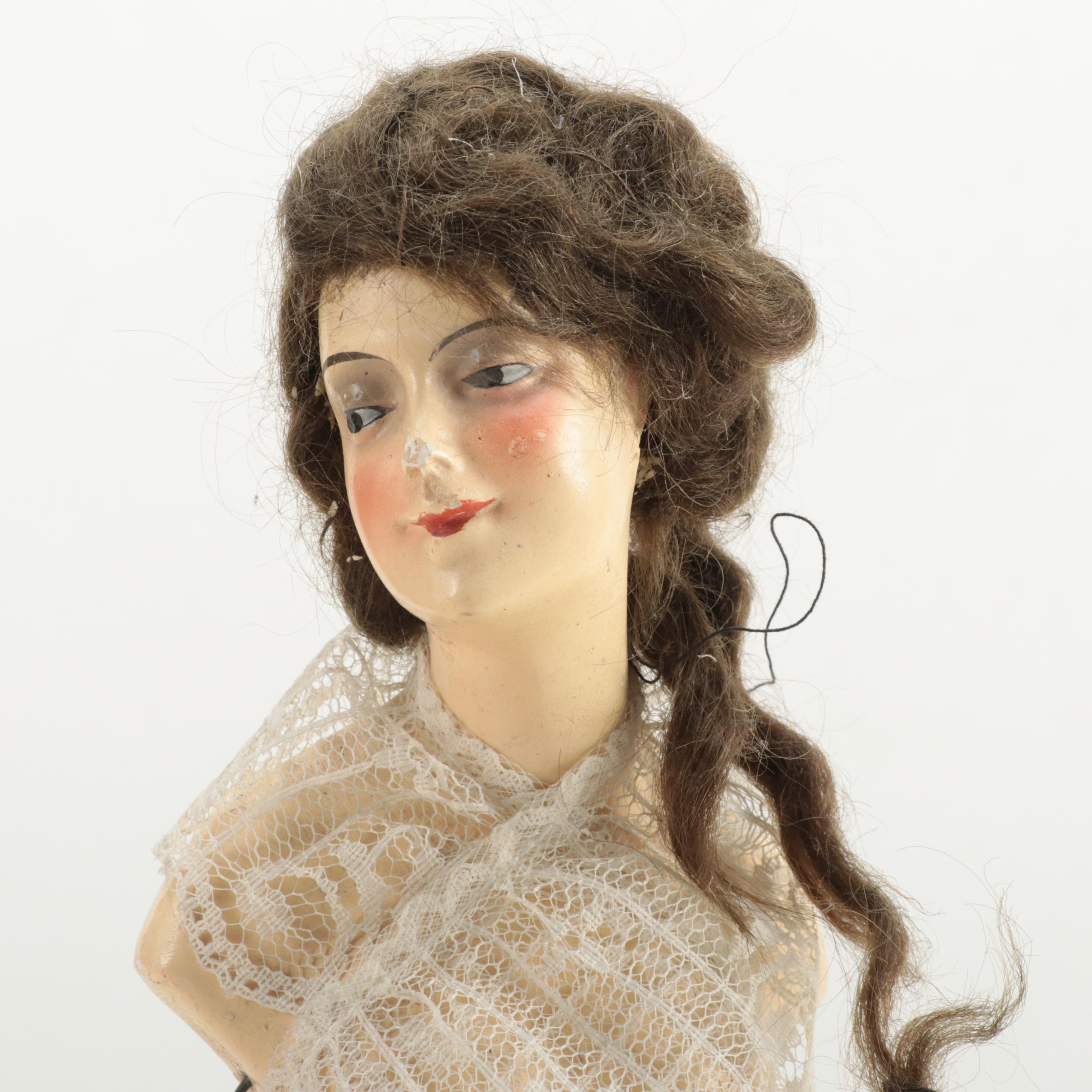 Munzerlite and Other Boudoir Doll Lamps, Early to Mid-20th Century
