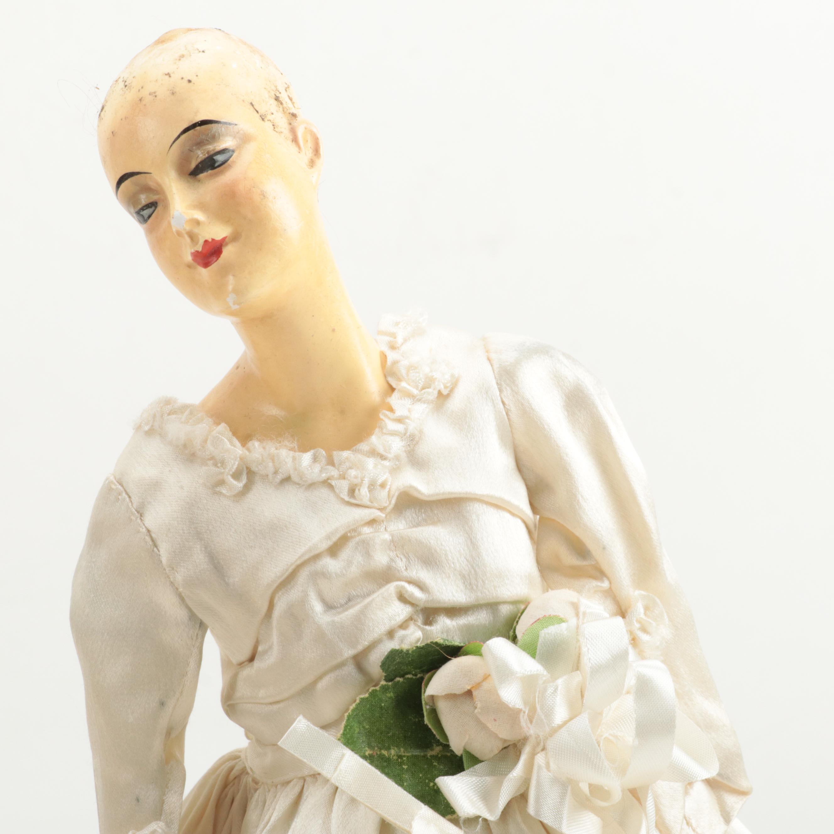 Munzerlite and Other Boudoir Doll Lamps, Early to Mid-20th Century