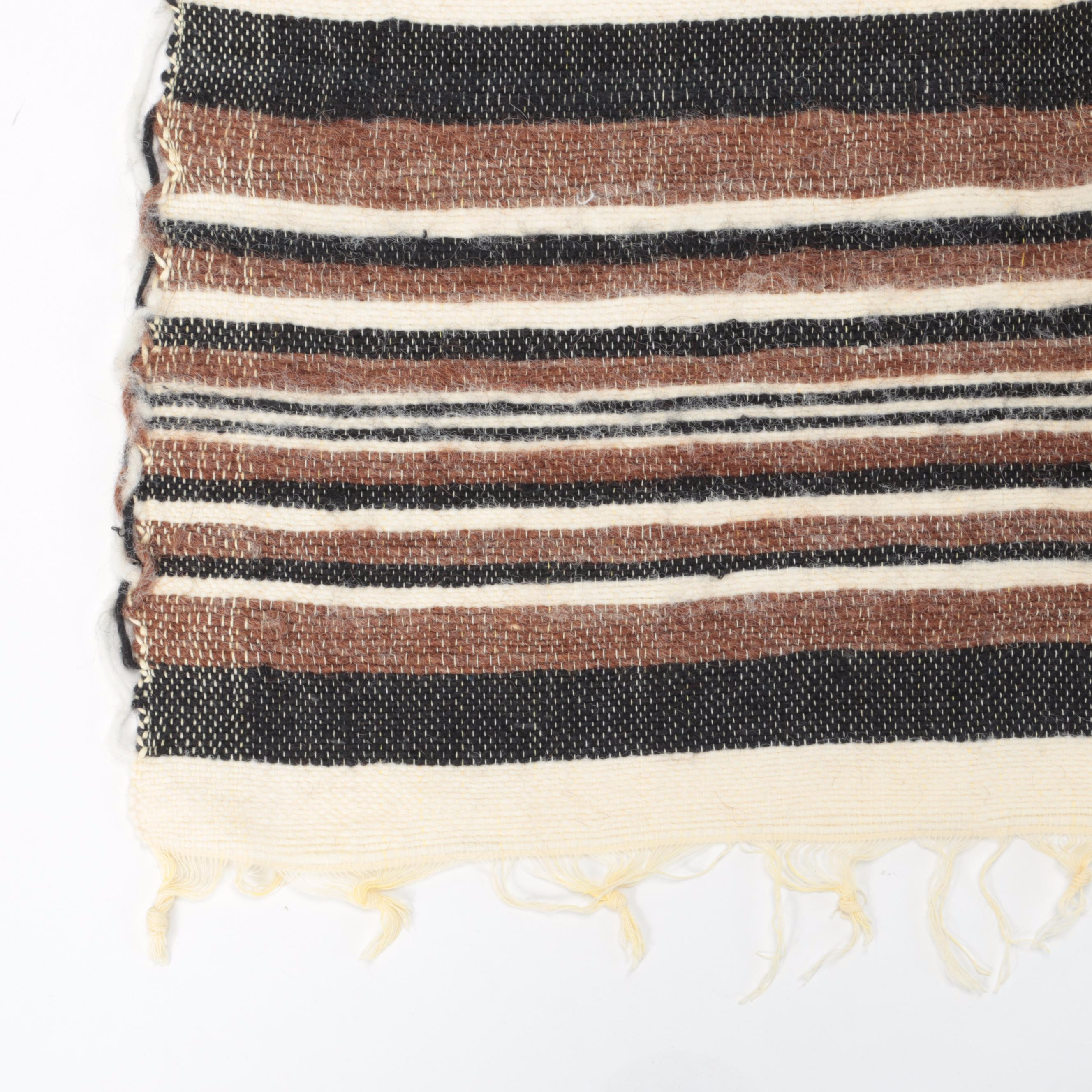 Two Handwoven Southwestern Style Area Rugs