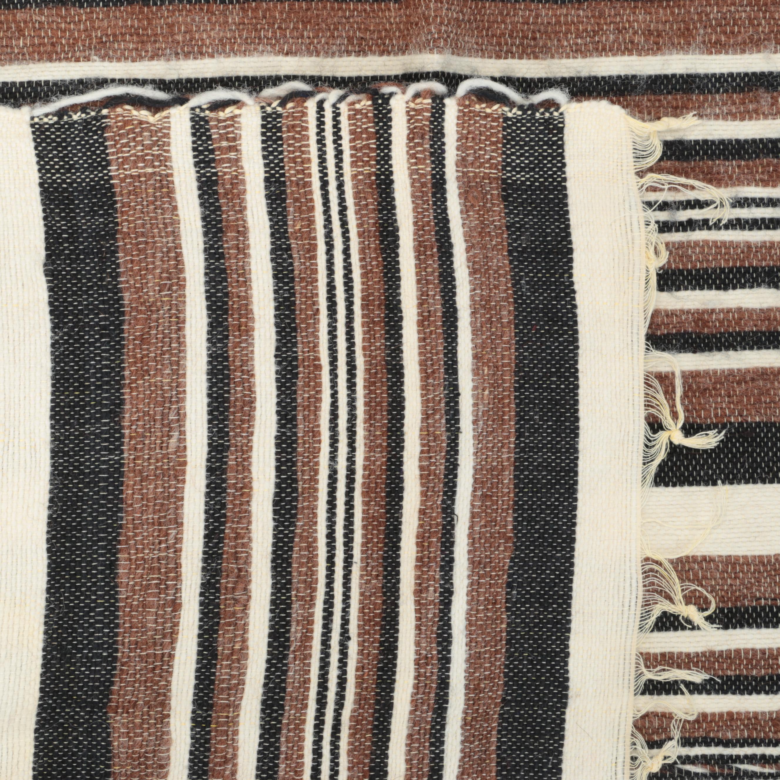 Two Handwoven Southwestern Style Area Rugs