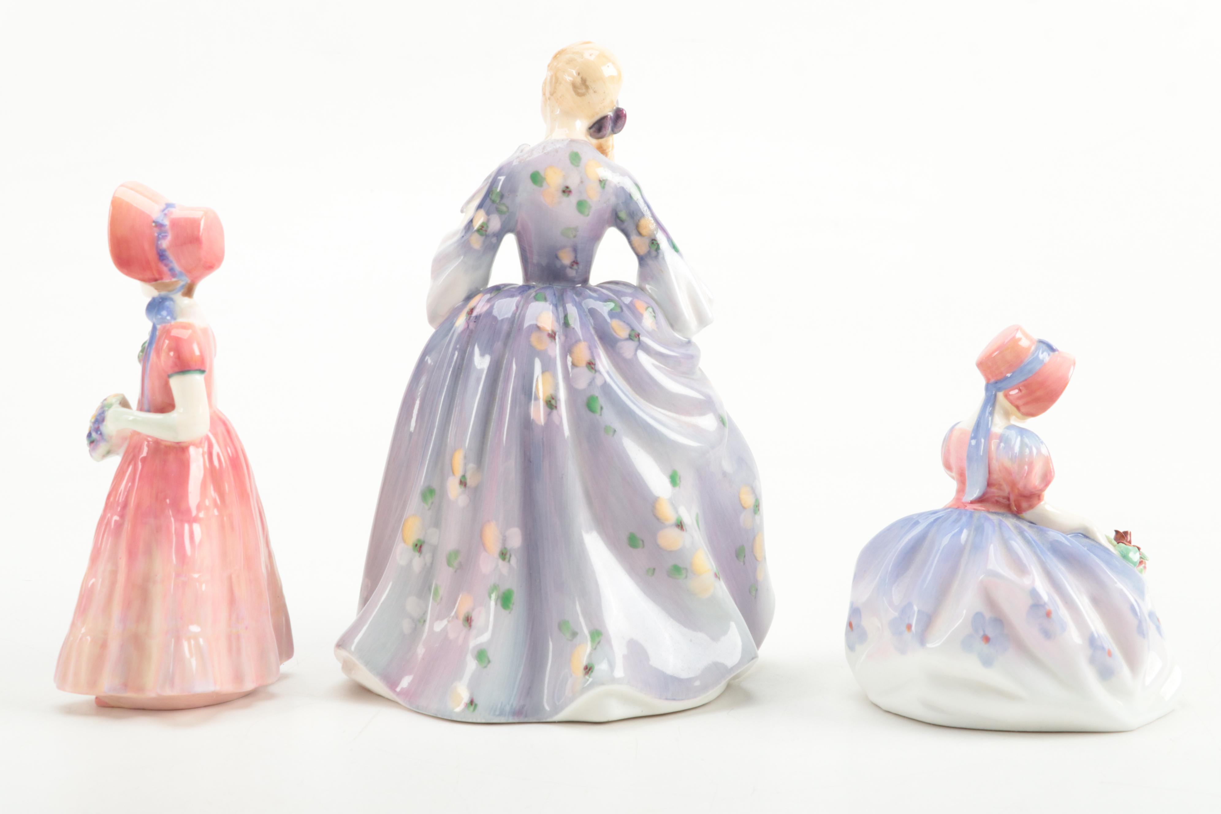 Royal Doulton "Tootles", "Tinkle Bell", and Other Porcelain Figurines
