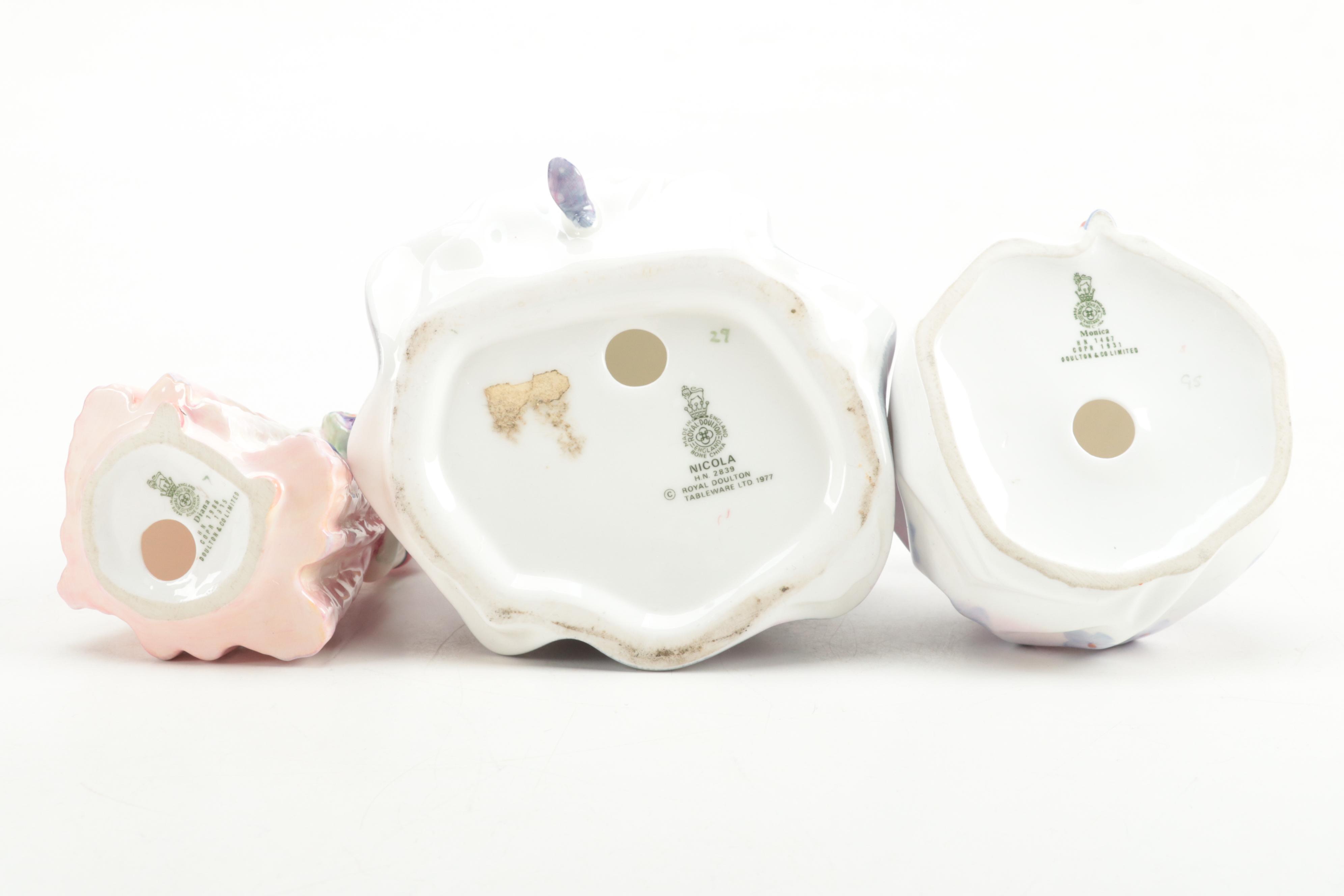 Royal Doulton "Tootles", "Tinkle Bell", and Other Porcelain Figurines