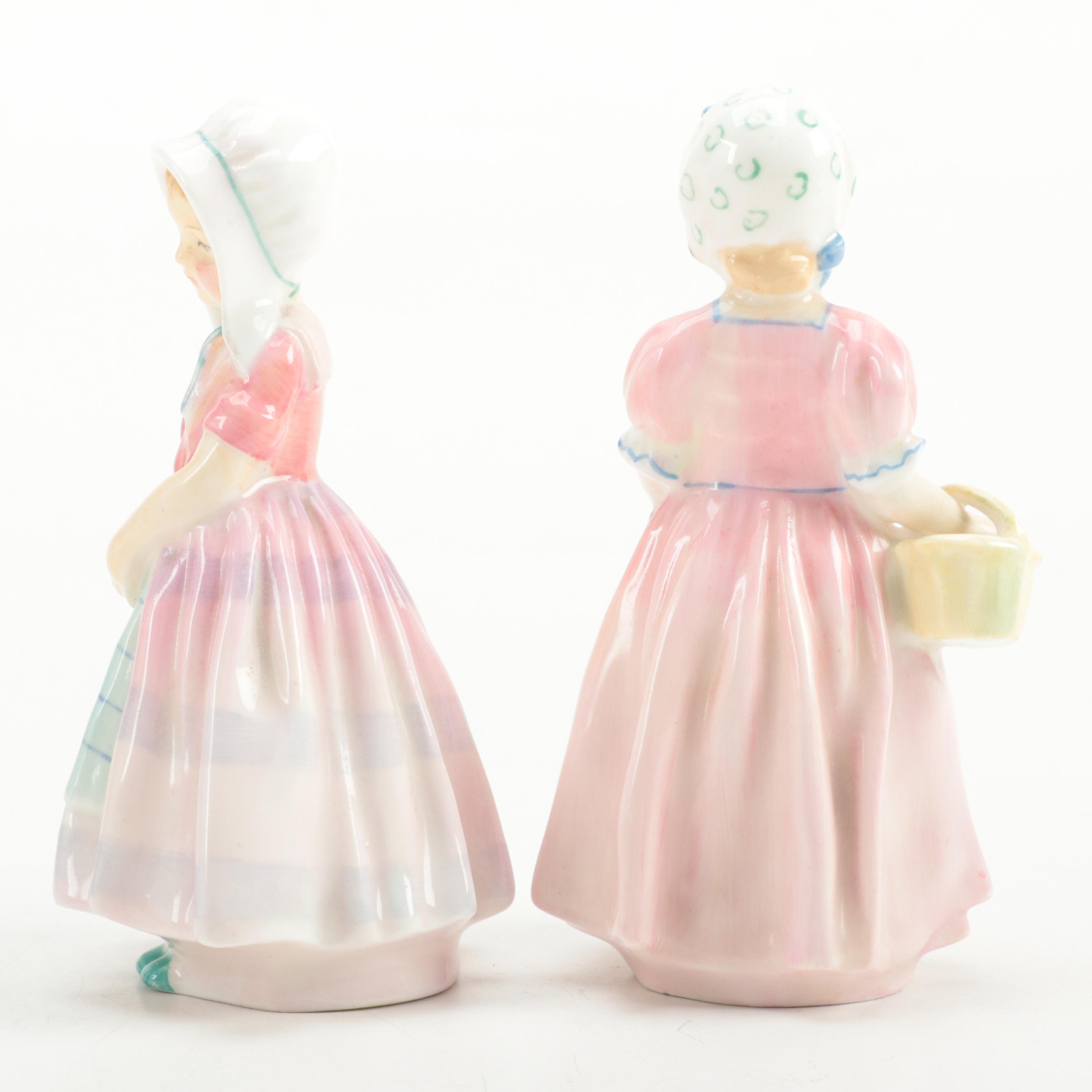 Royal Doulton "Tootles", "Tinkle Bell", and Other Porcelain Figurines