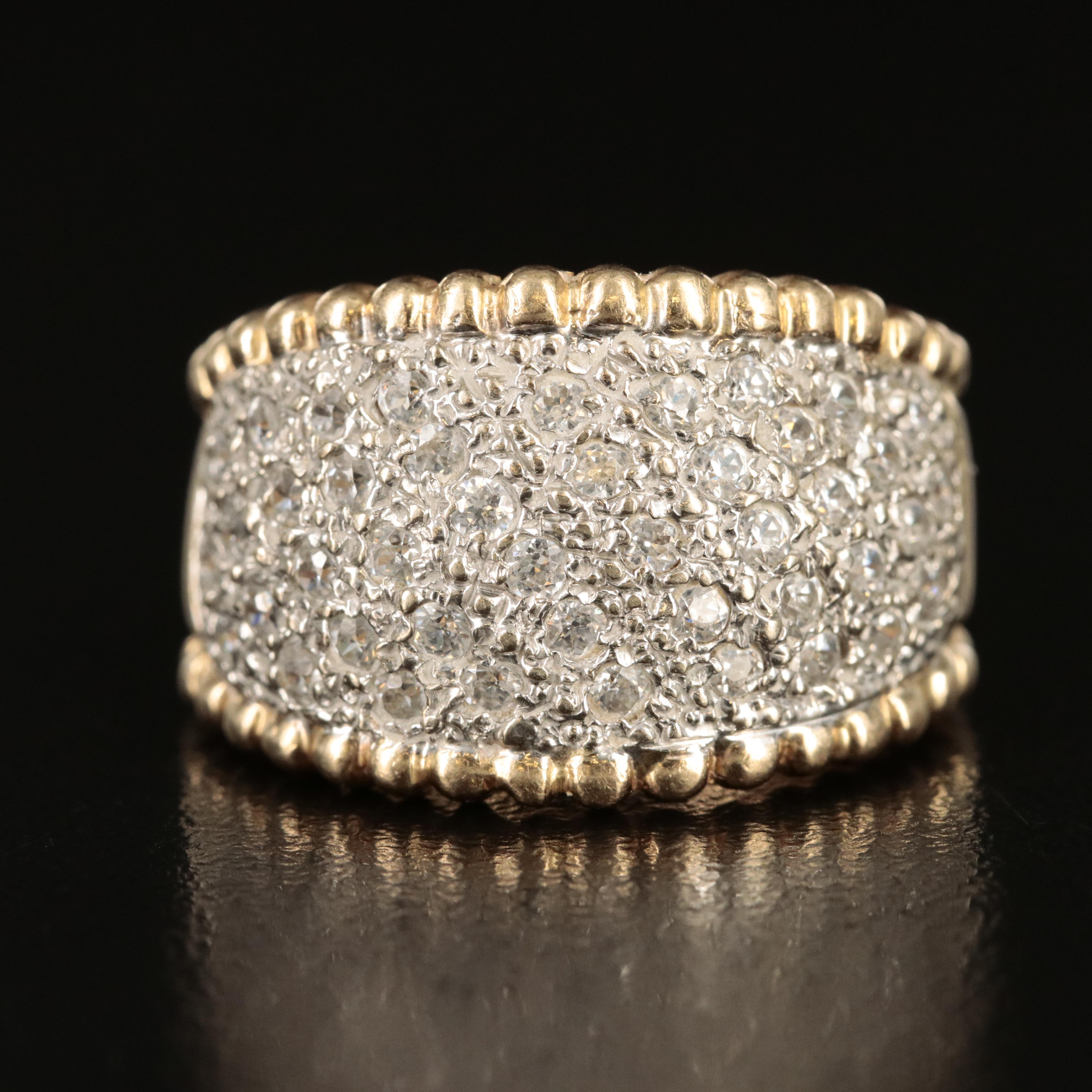 14K Cubic Zirconia Ring