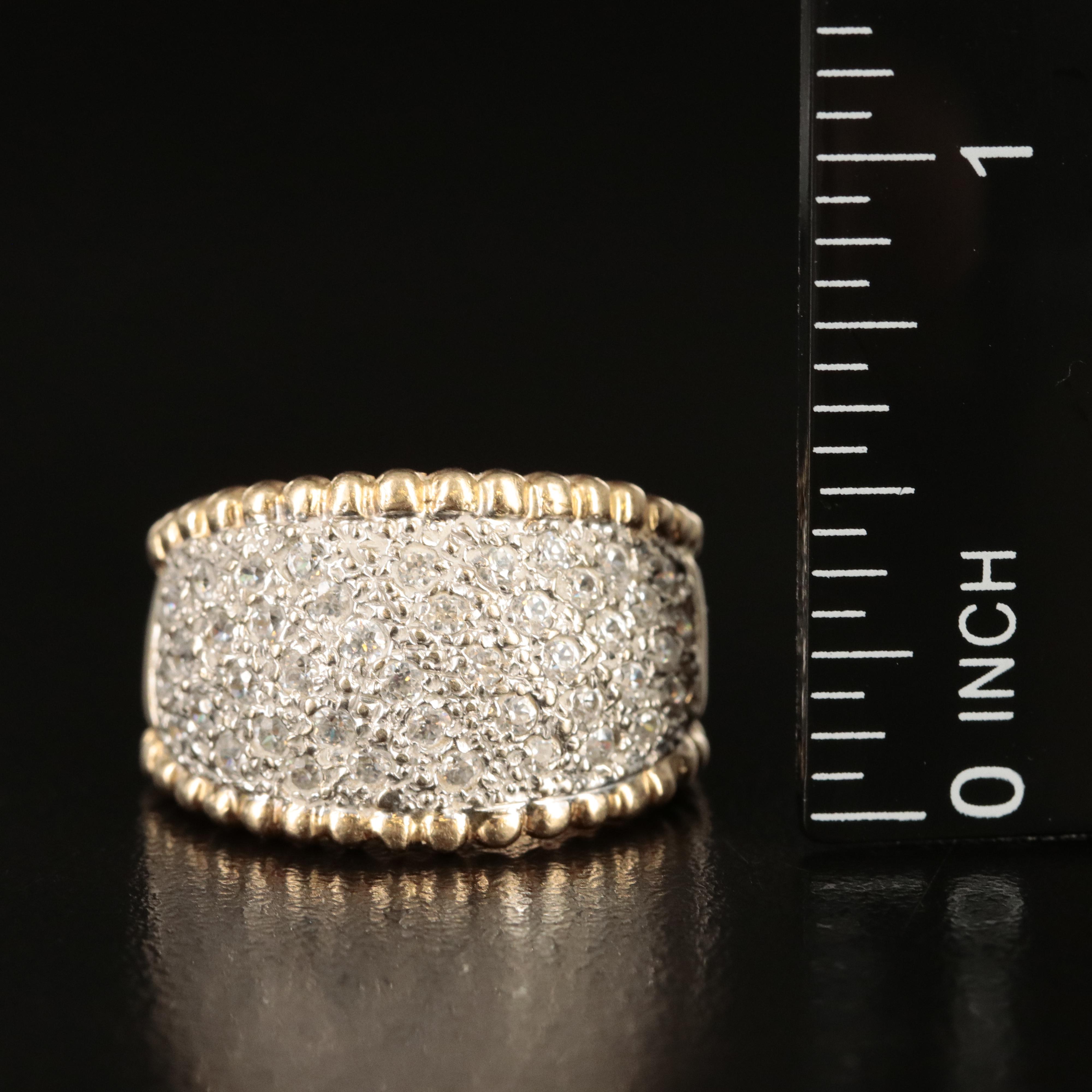 14K Cubic Zirconia Ring