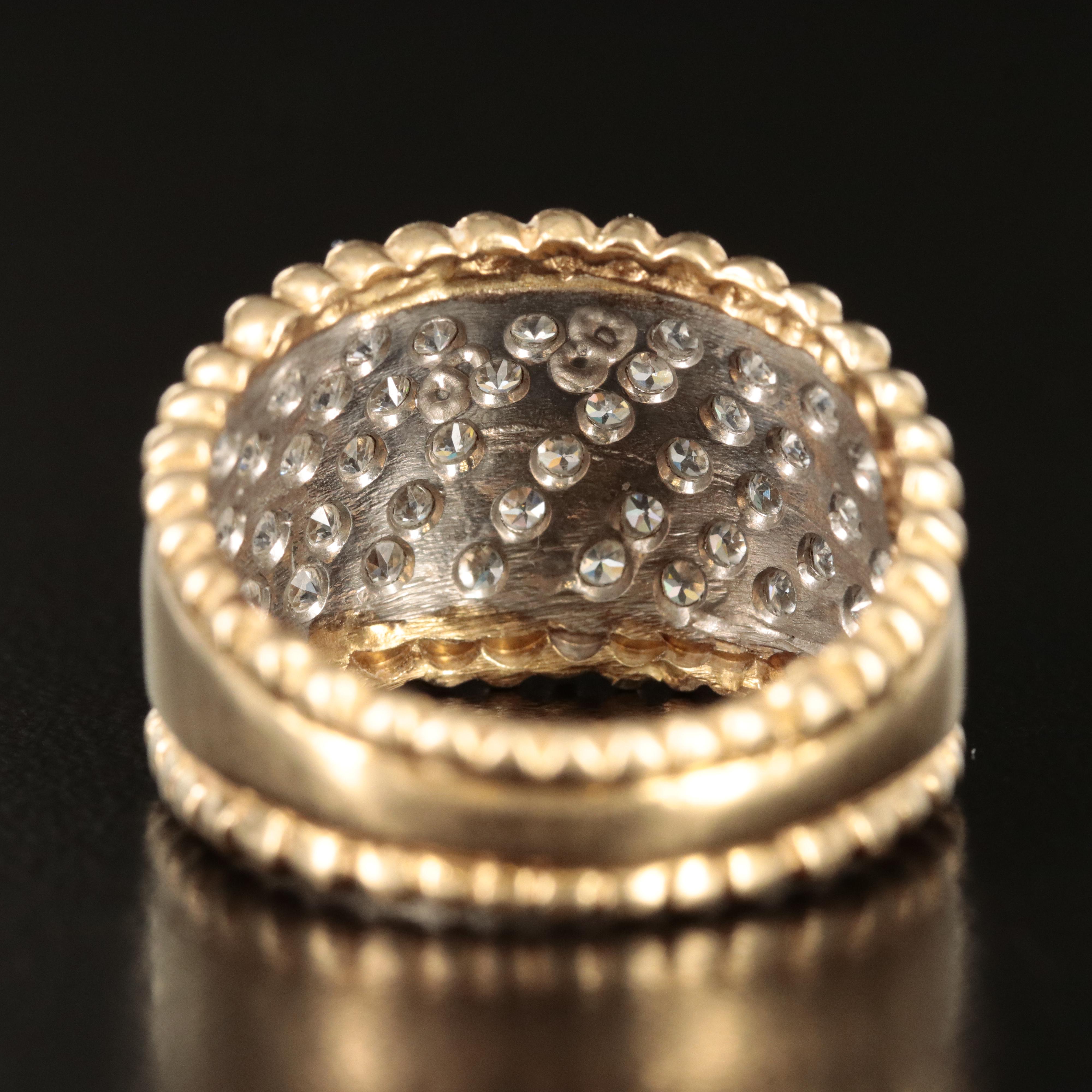 14K Cubic Zirconia Ring