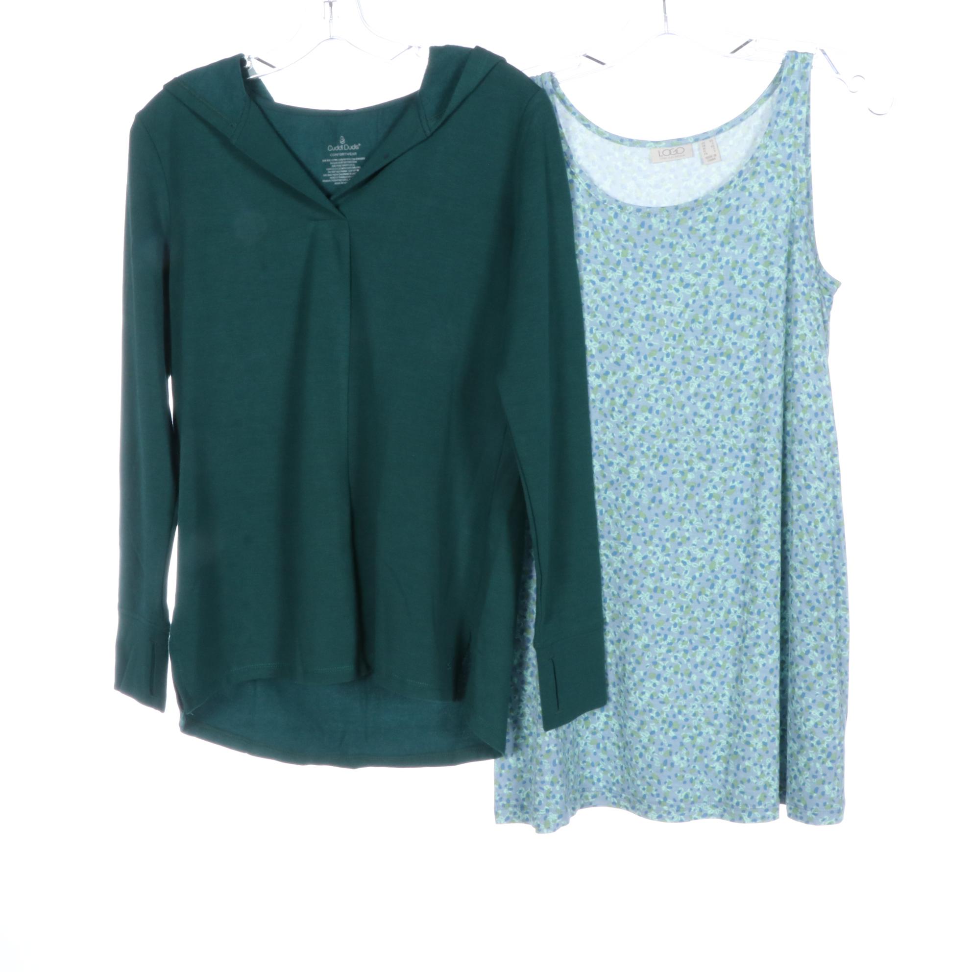 Logo Lori Goldstein Tanks, Three Dots Tee, Dennis by Dennis Basso Pants and More