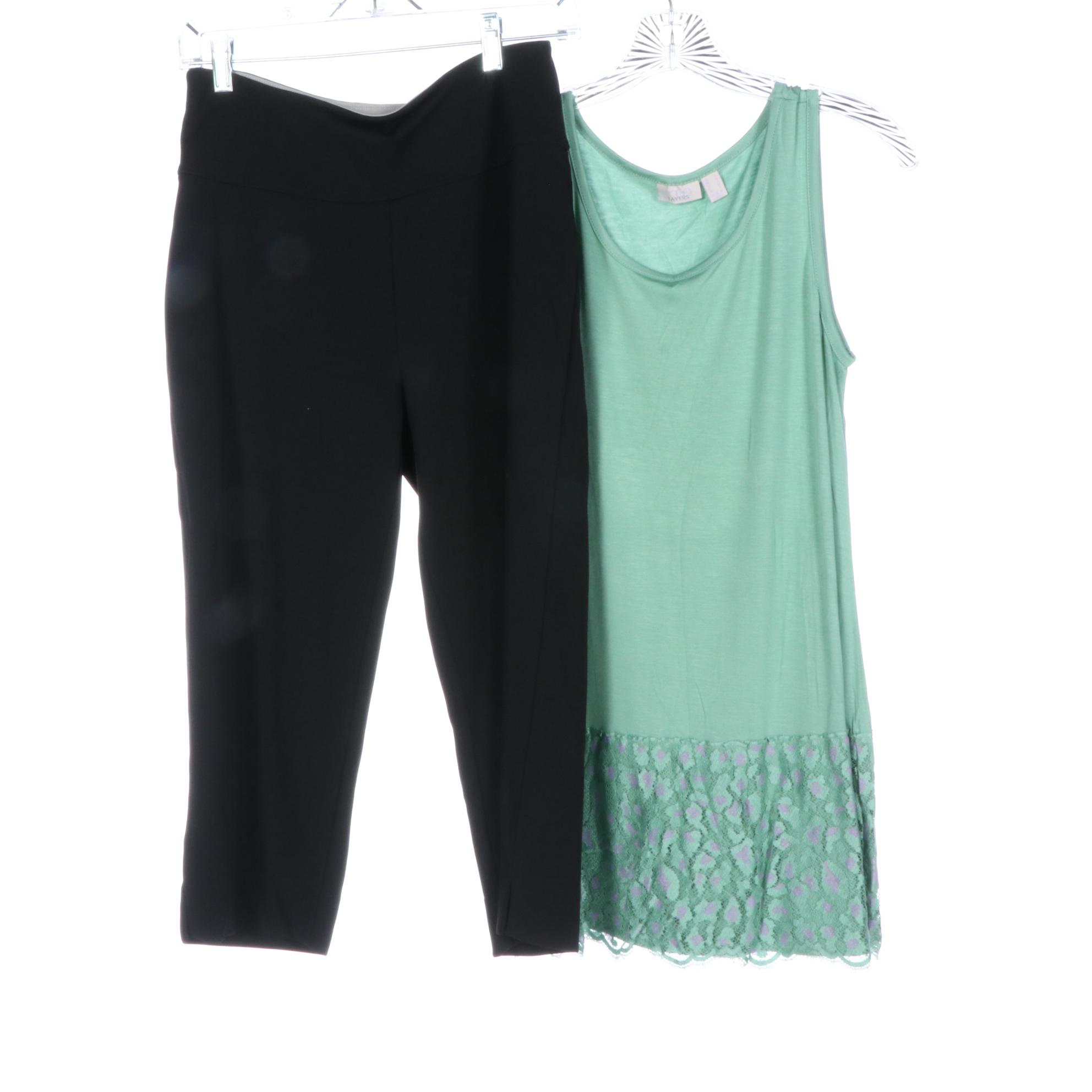 Logo Lori Goldstein Tanks, Three Dots Tee, Dennis by Dennis Basso Pants and More