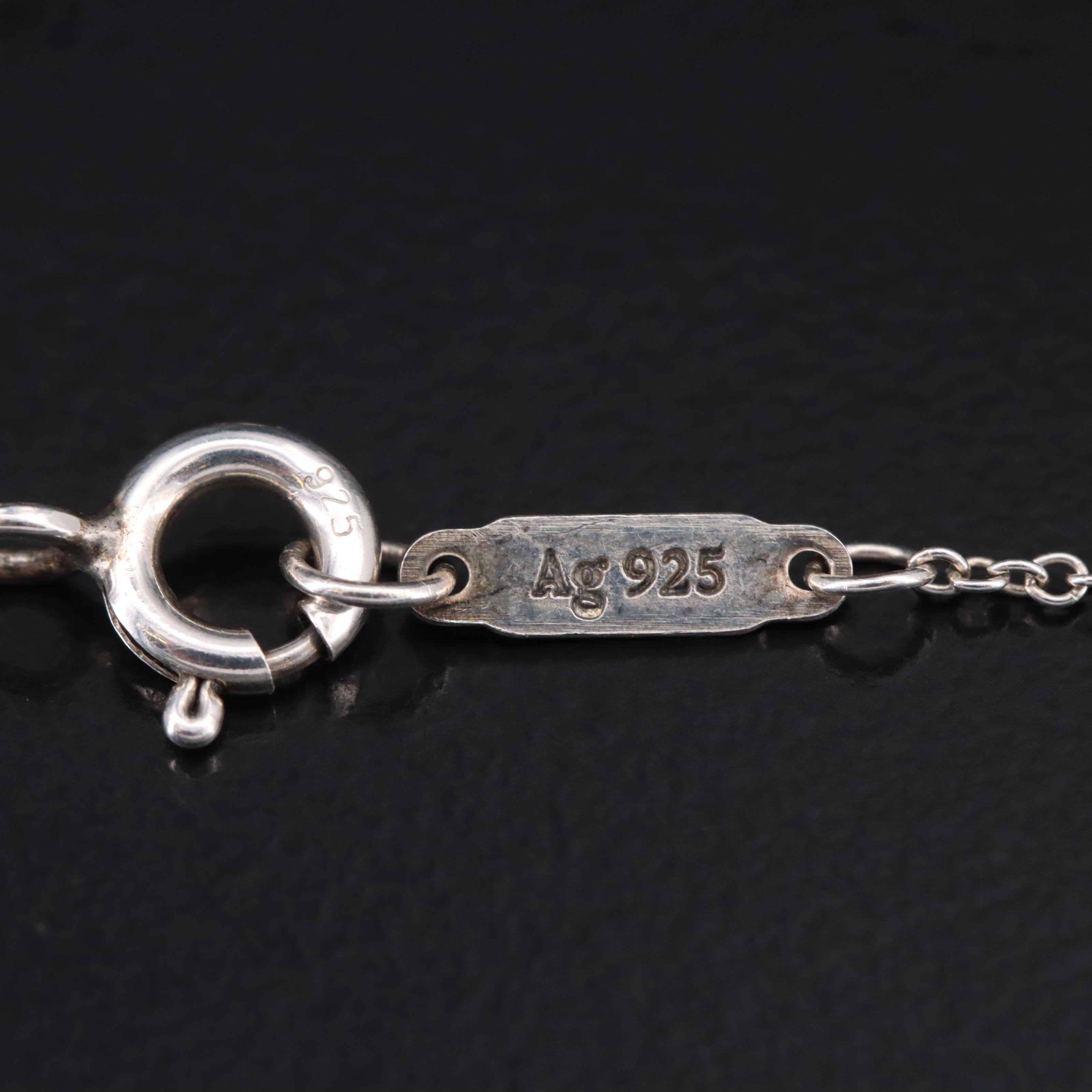 Tiffany & Co. "Love Knot" Sterling Necklace