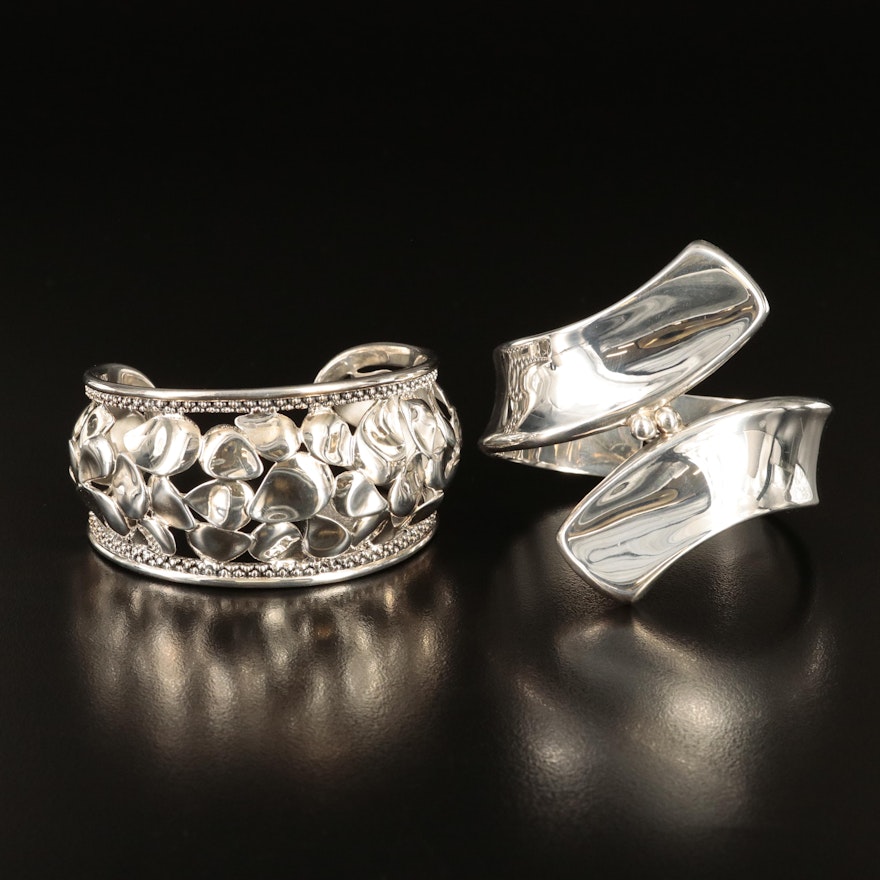 Michael Dawkins and Mexican Sterling Clamper and Cuff