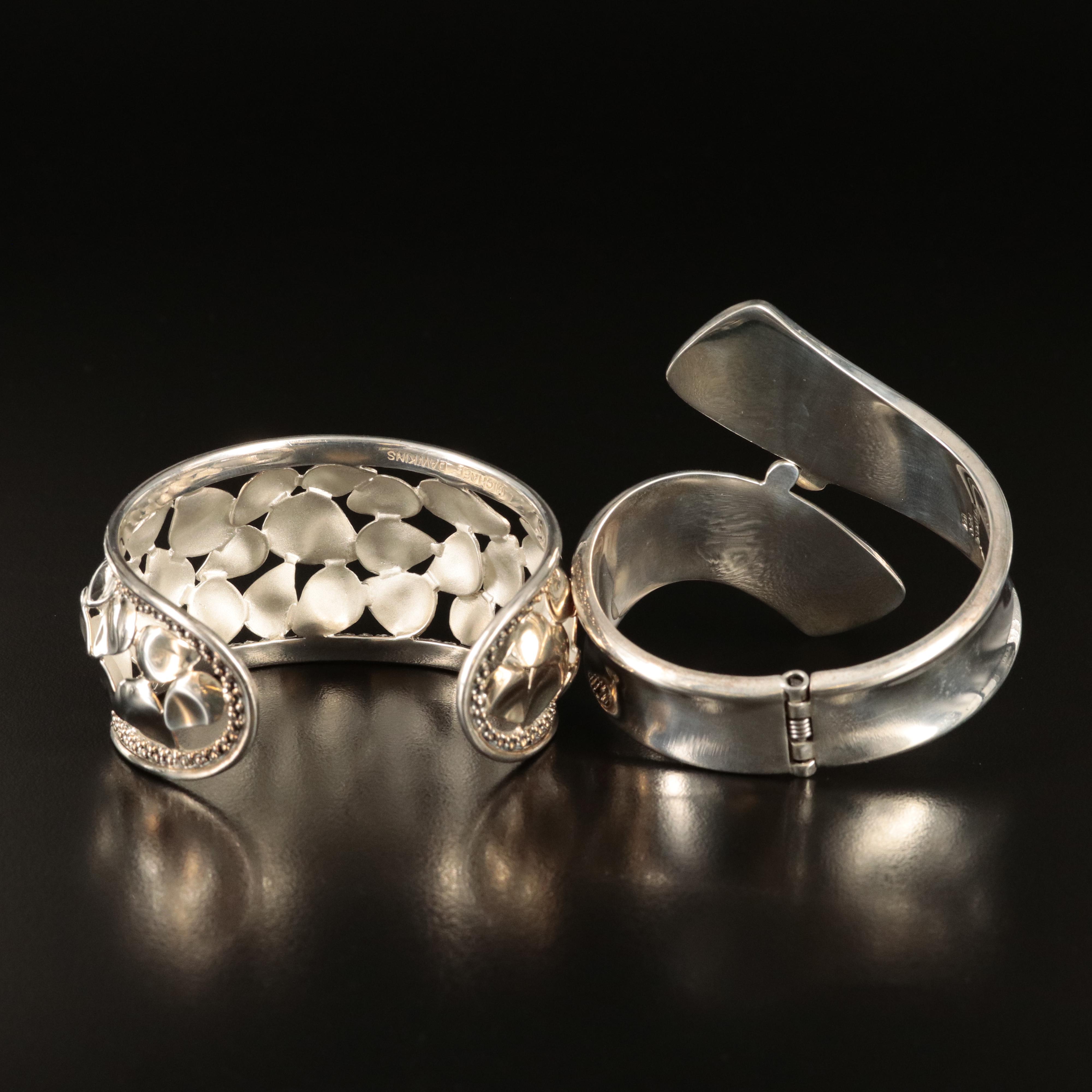 Michael Dawkins and Mexican Sterling Clamper and Cuff