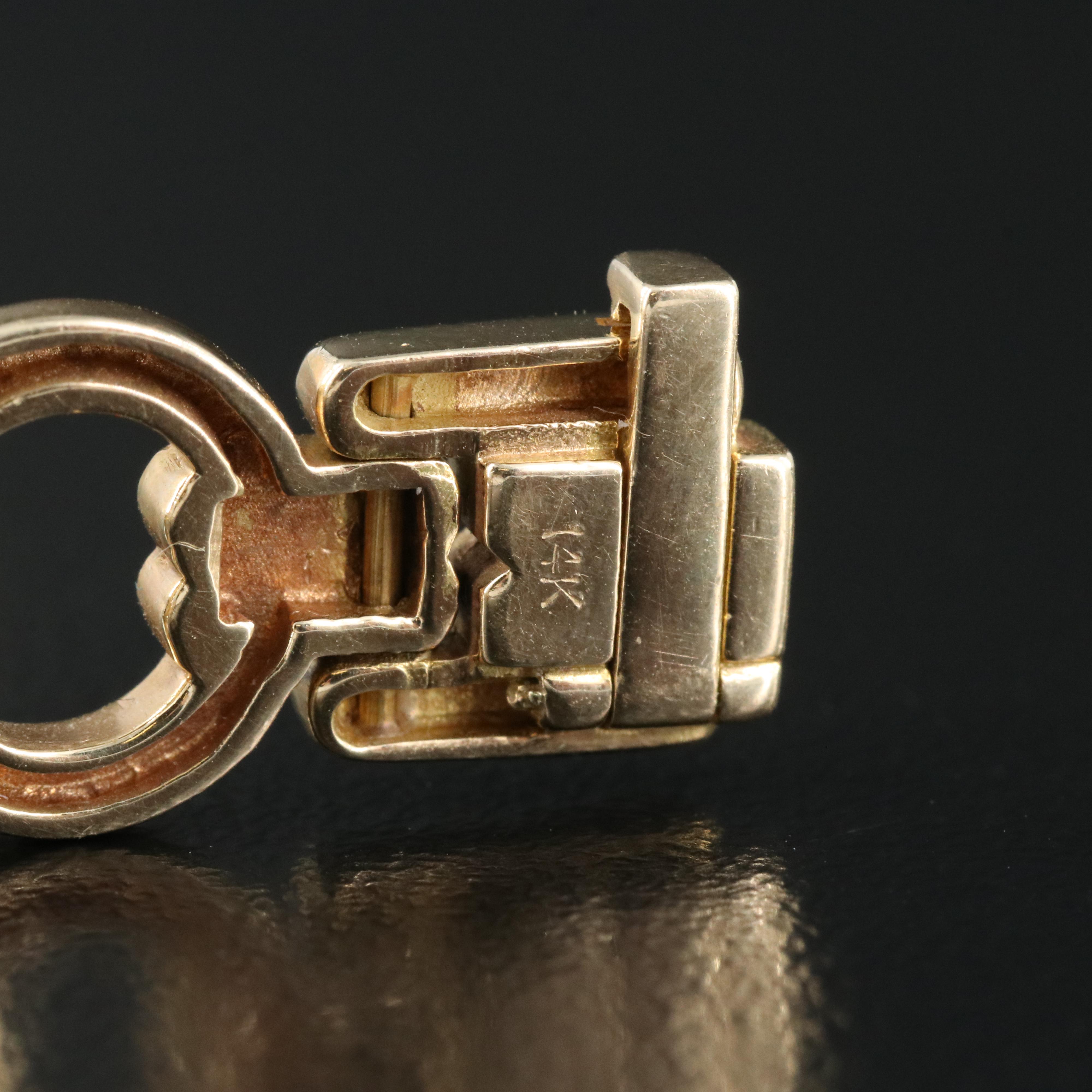 14K Sapphire and Diamond Bracelet