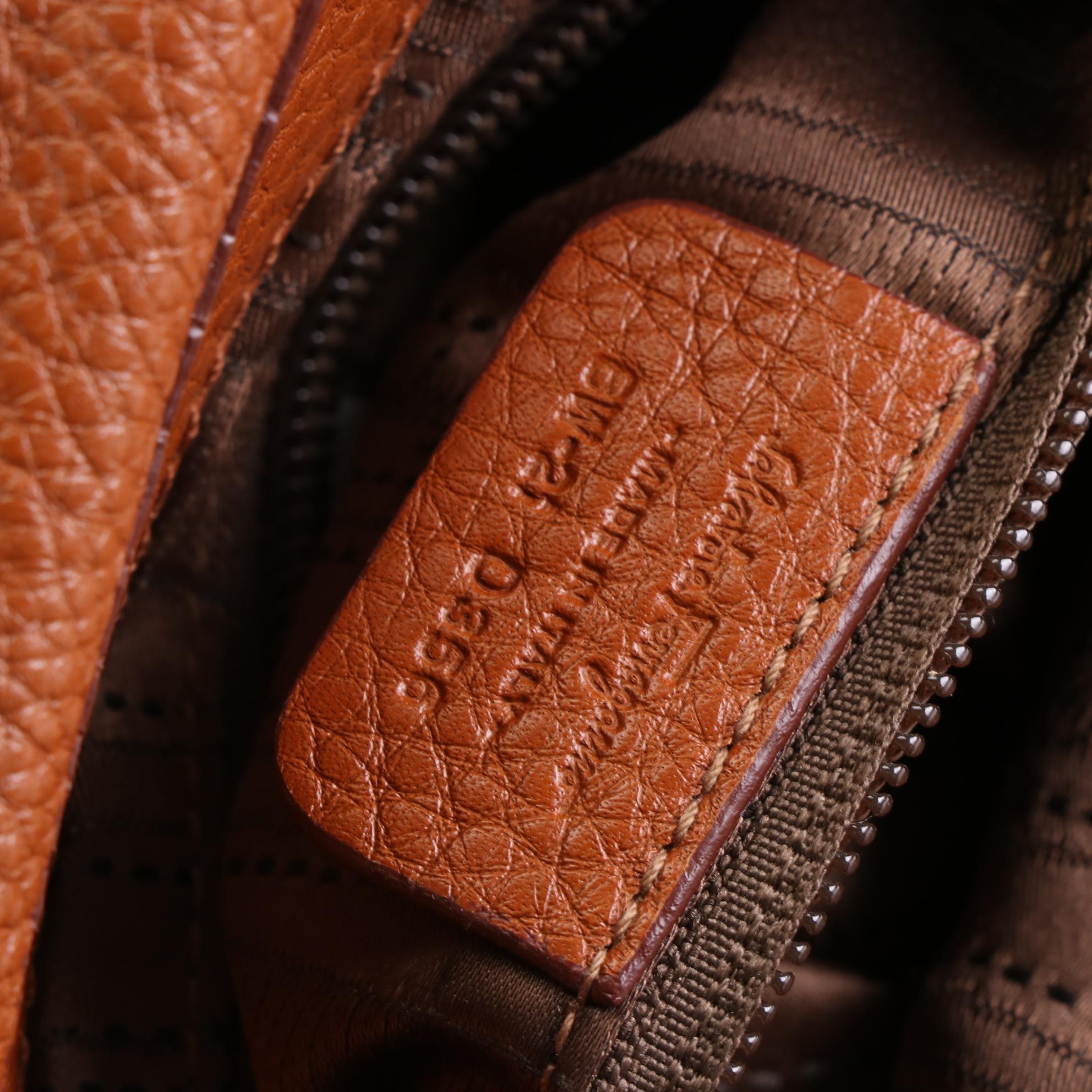 Salvatore Ferragamo Sofia Satchel Small in Pebbled Leather