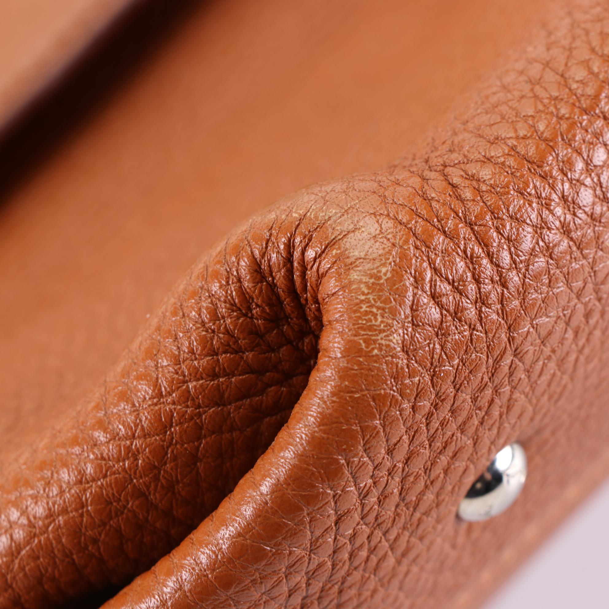 Salvatore Ferragamo Sofia Satchel Small in Pebbled Leather