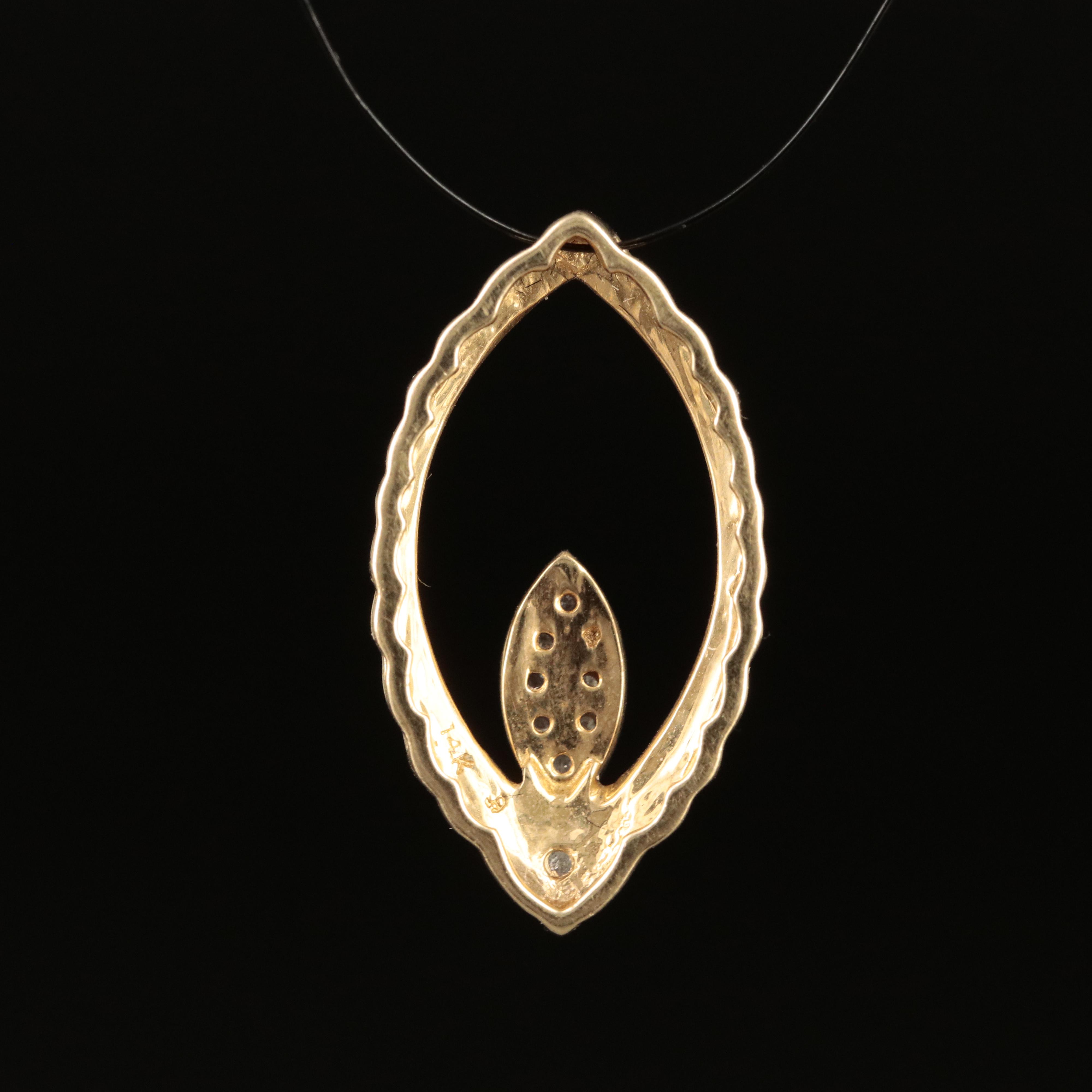 14K 0.07 CTW Diamond Slide Pendant