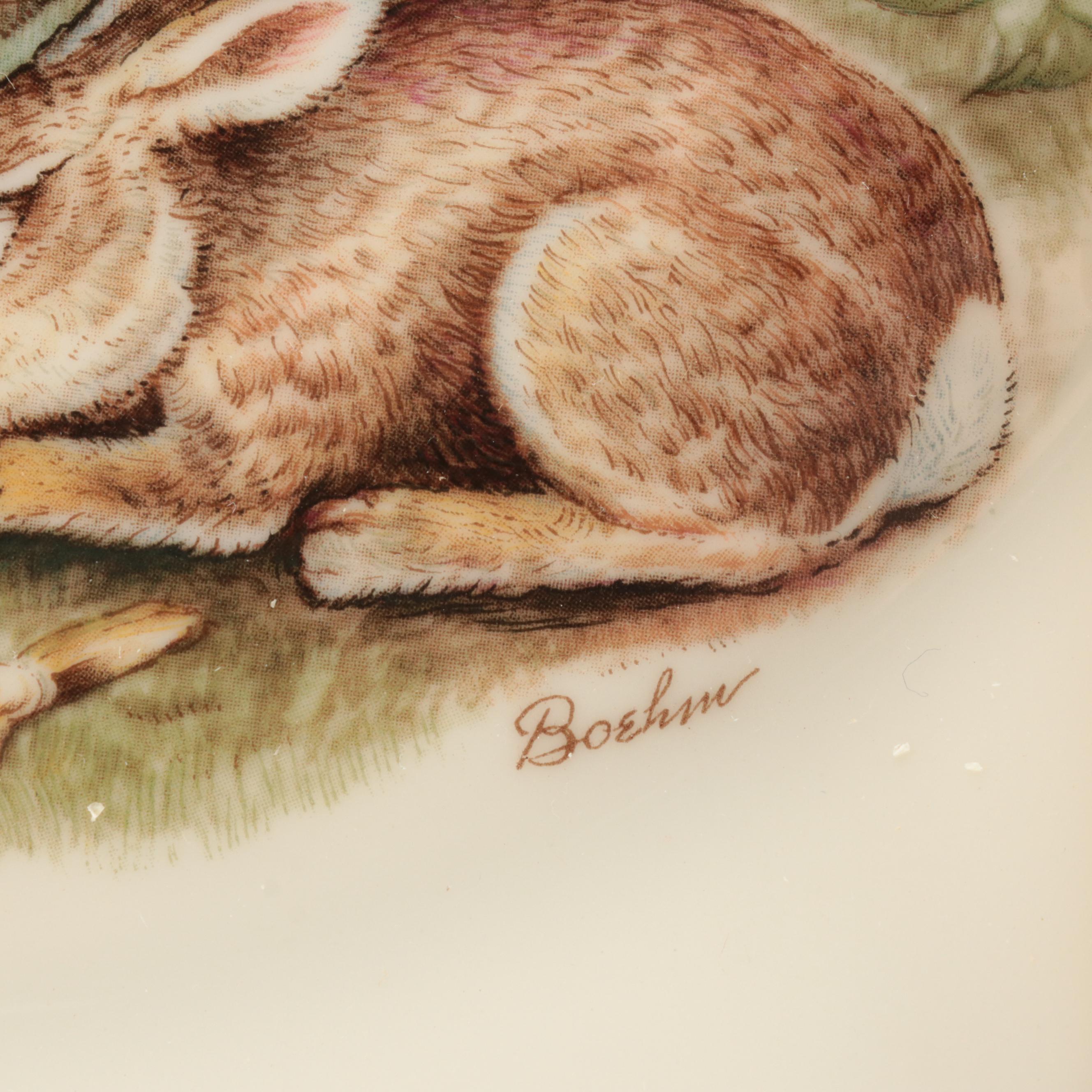 Lenox "Raccoons" and Other "Woodland Wildlife" Porcelain Plates