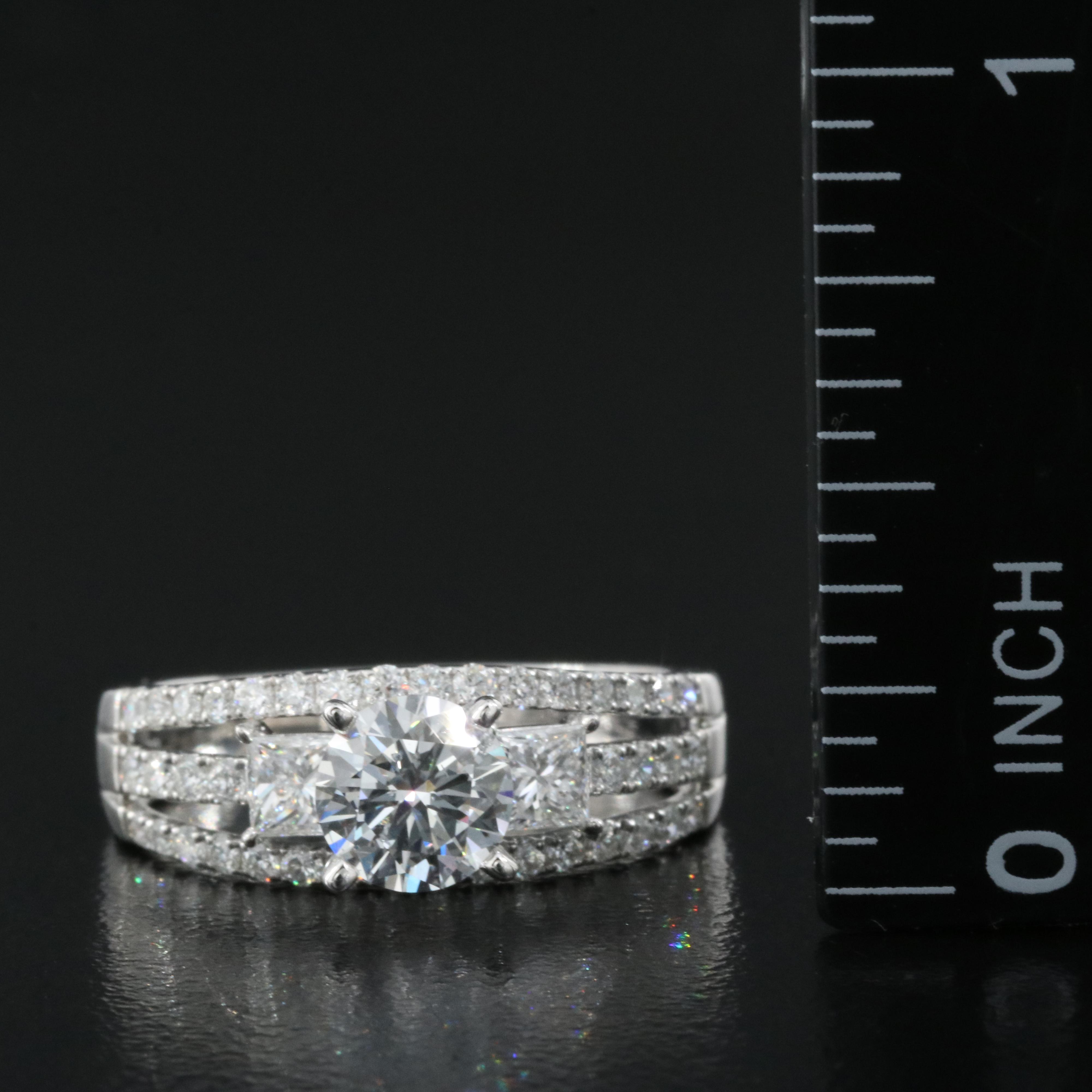14K 1.62 CTW Lab Grown Diamond Ring
